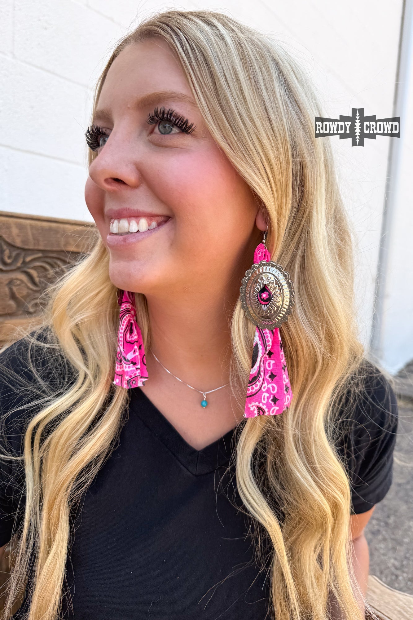 Concho Rodeo Earrings Earrings Rowdy Crowd Clothing