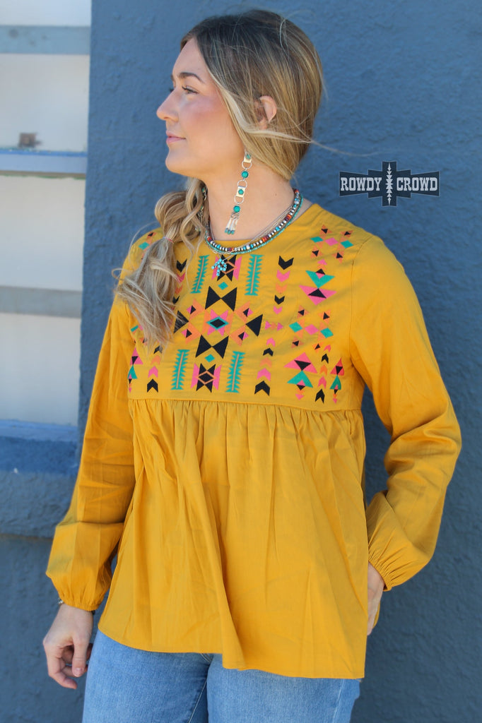 Guadalupe Blouse blouse Rowdy Crowd Clothing   