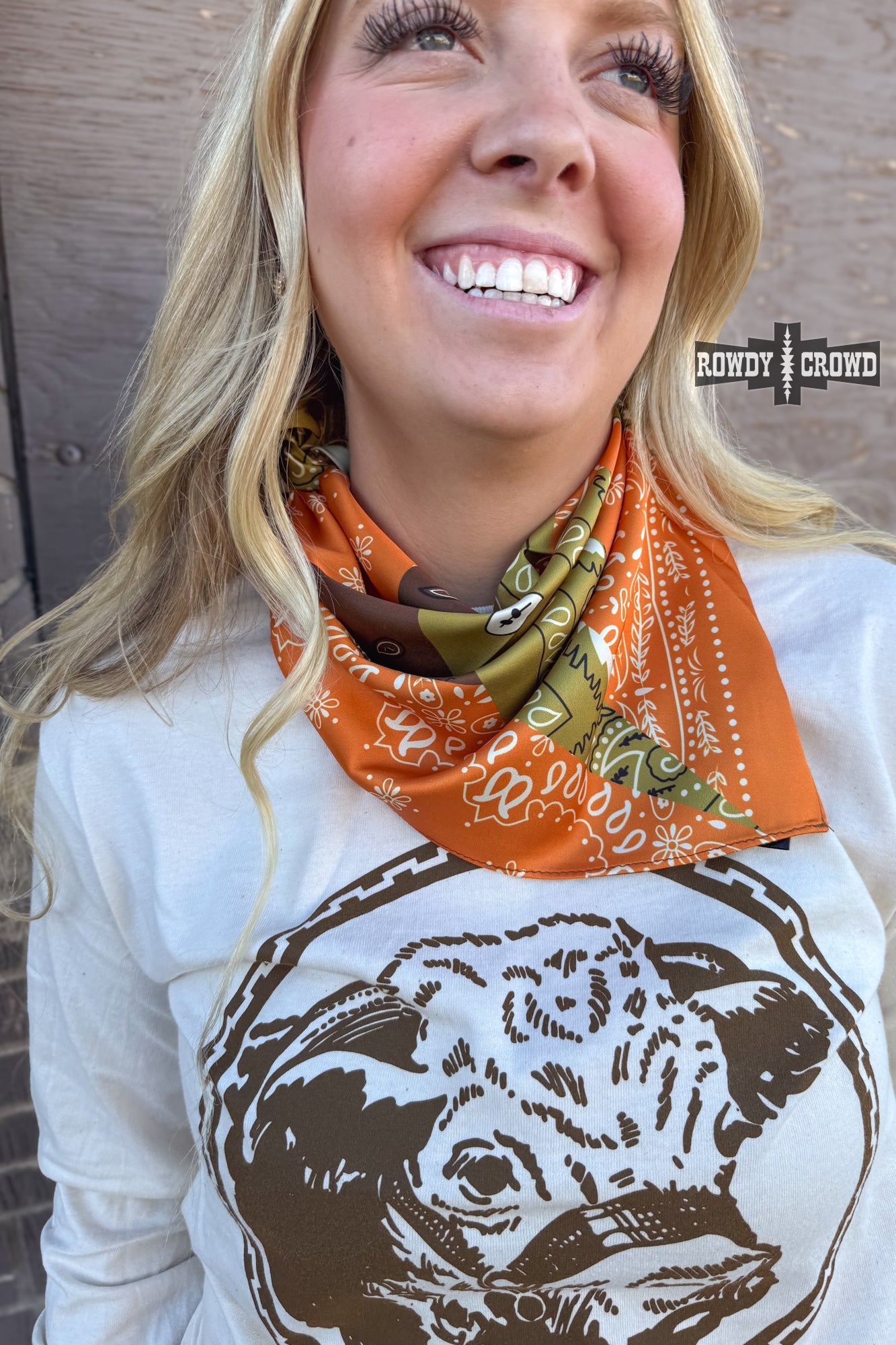 SMALL Bandana Patch Wild Rag Wild Rag Rowdy Crowd Clothing