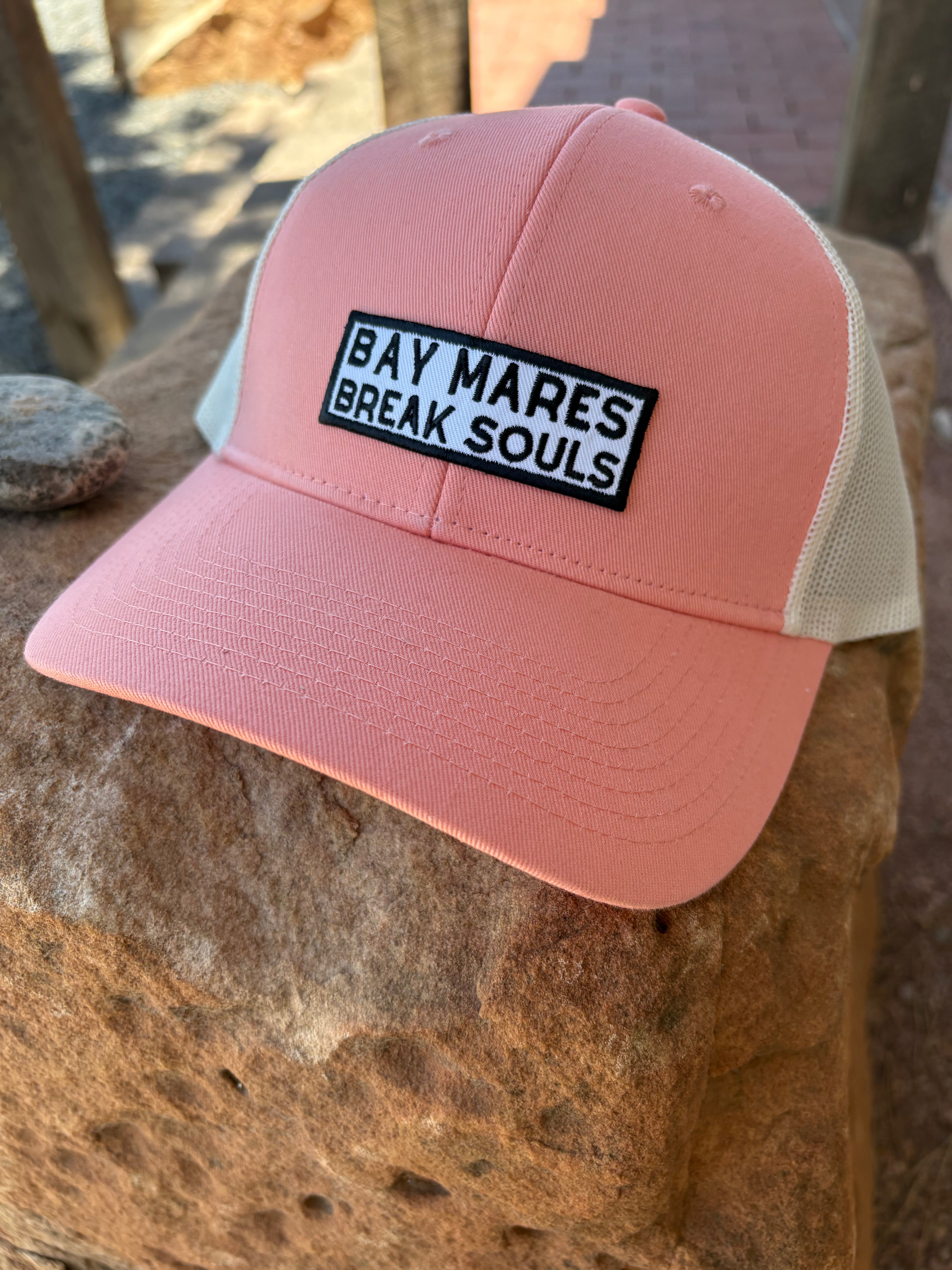 Patch Bay Mares Break Souls Trucker Hat Patch TCC Hat The Cinchy Cowgirl
