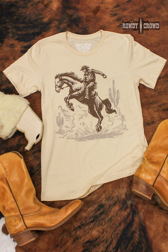 Bronc Buster Tee Graphic Tee Rowdy Crowd Clothing   