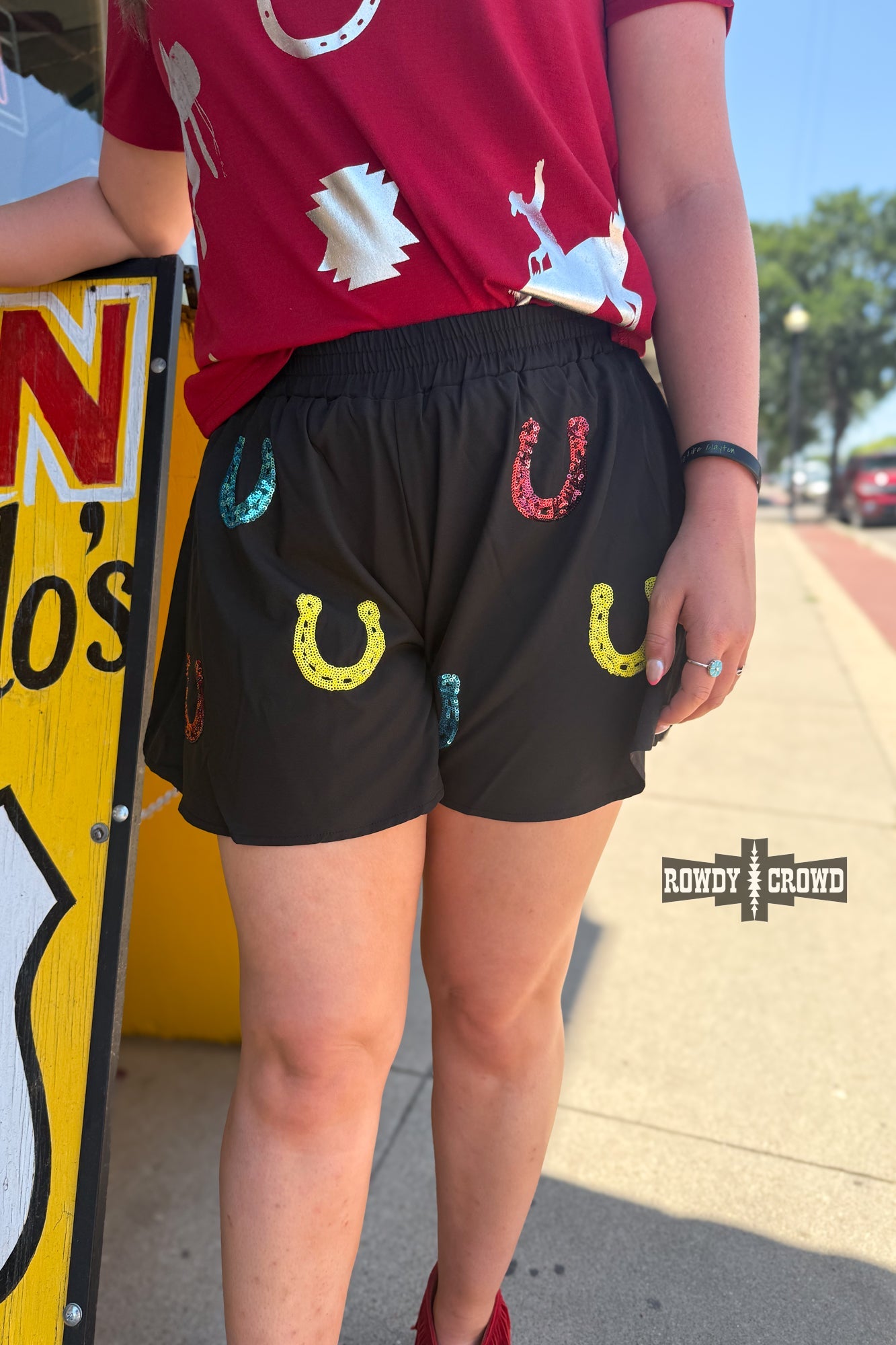 Lucky Buck Shorts Shorts Rowdy Crowd Clothing