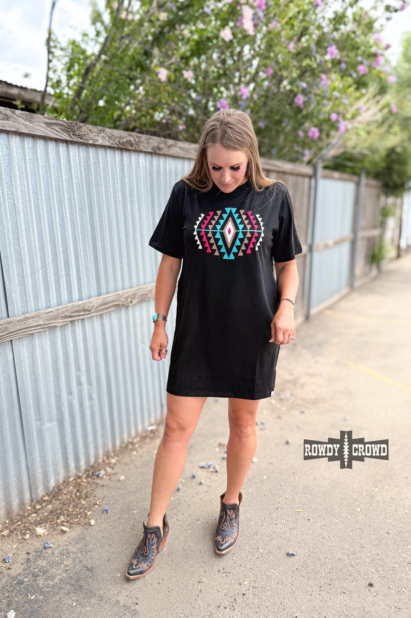 Desert Rose Dress dress Rowdy Crowd Clothing