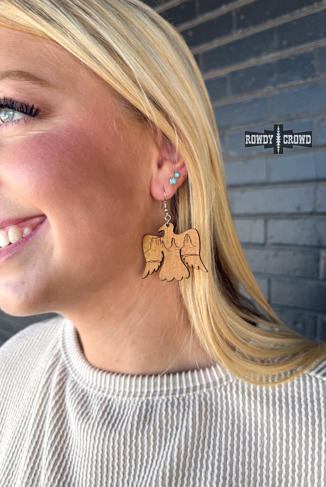 Tempe Thunderbird Earrings Earrings Rowdy Crowd Clothing