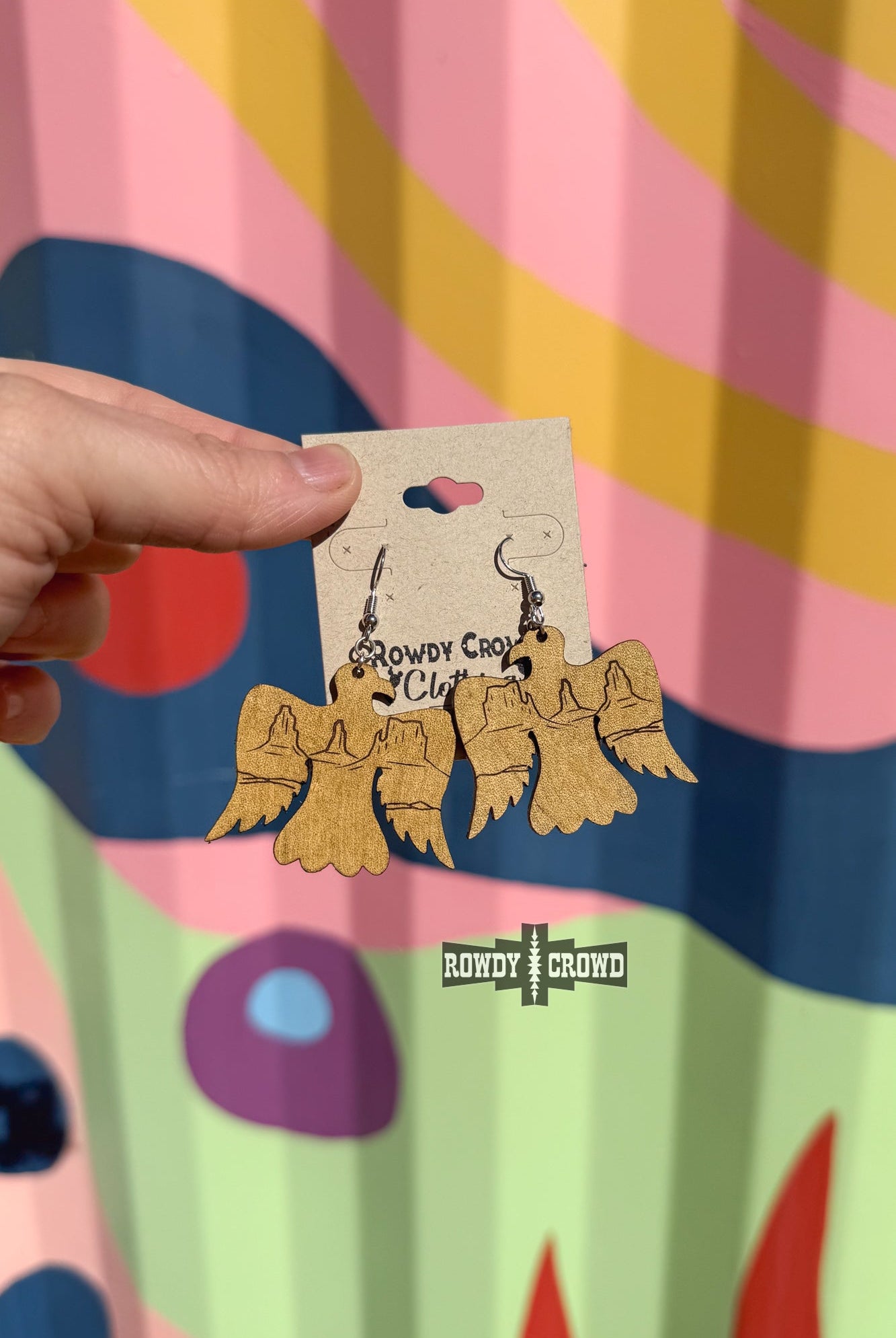 Tempe Thunderbird Earrings Earrings Rowdy Crowd Clothing