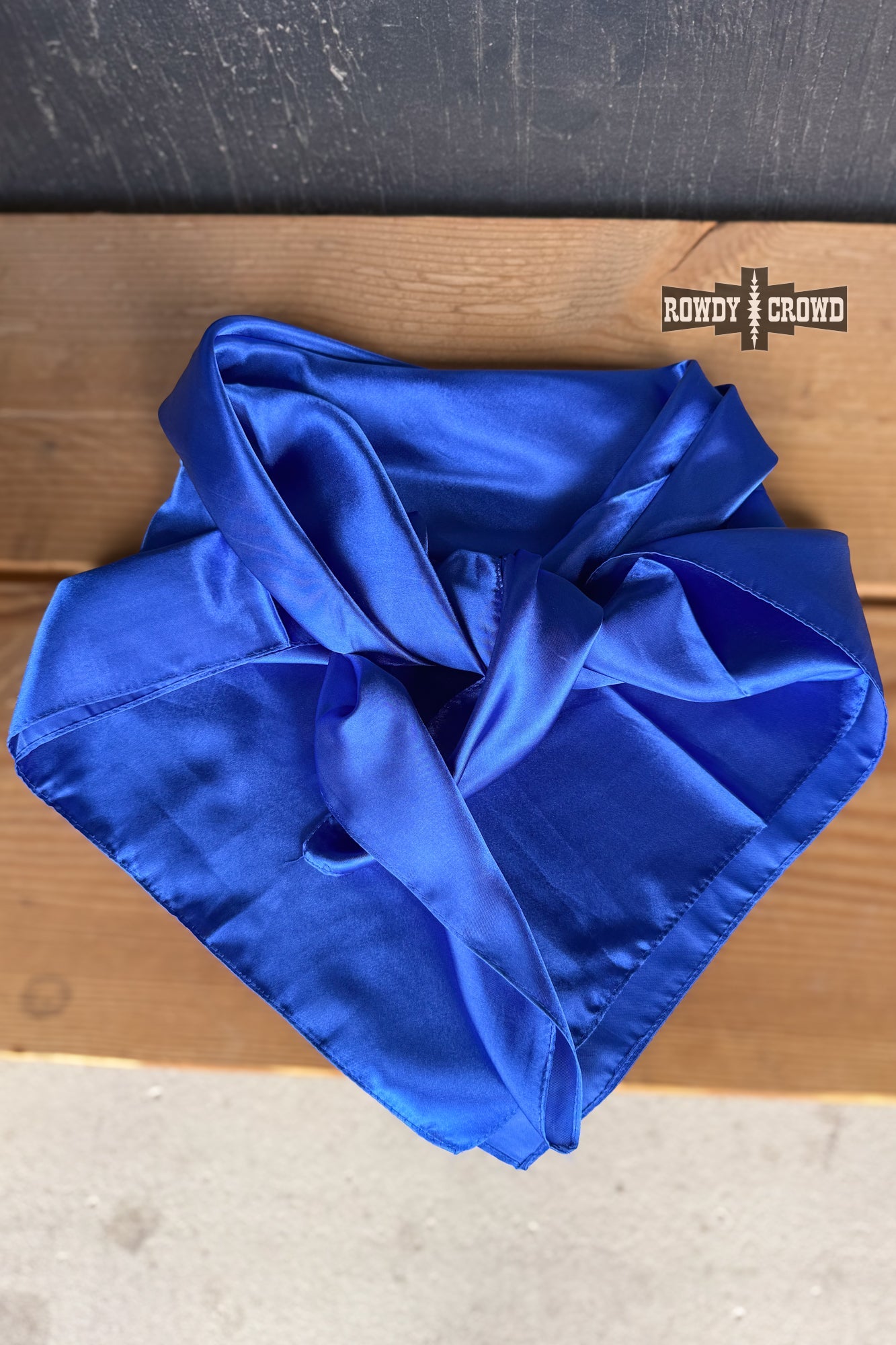 Wynonna Wild Rags/ Scarves Wild Rag Rowdy Crowd Clothing Cobalt
