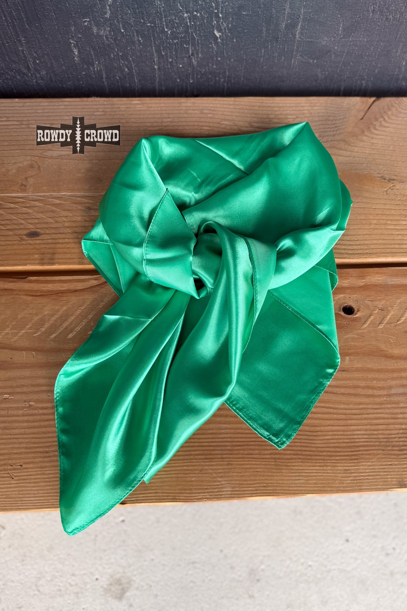 Wynonna Wild Rags/ Scarves Wild Rag Rowdy Crowd Clothing Green