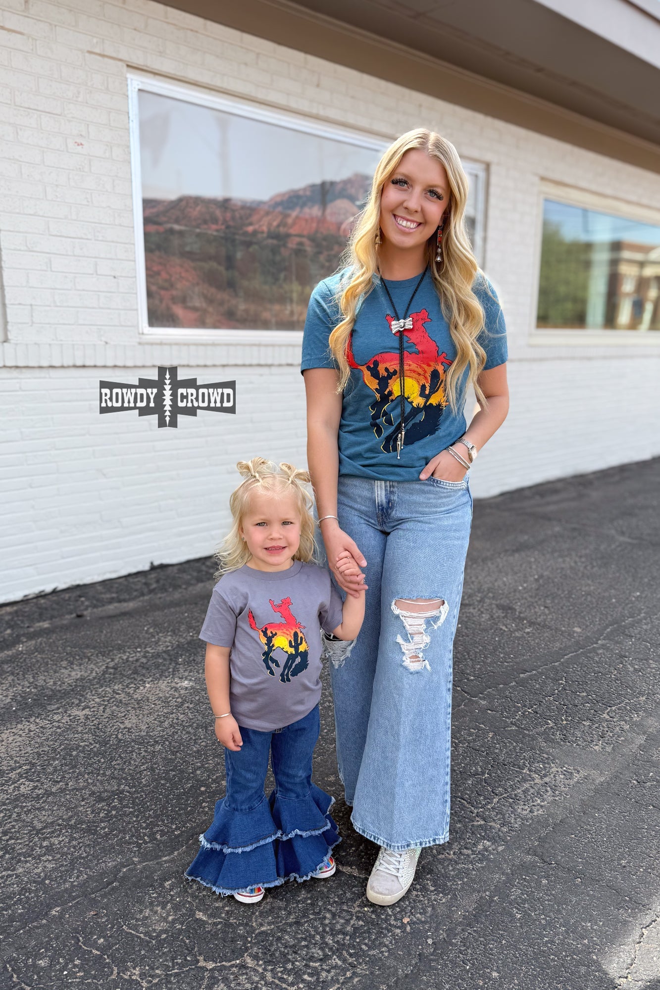 KIDS Bowie Bronc Tee Graphic Tee Rowdy Crowd Clothing