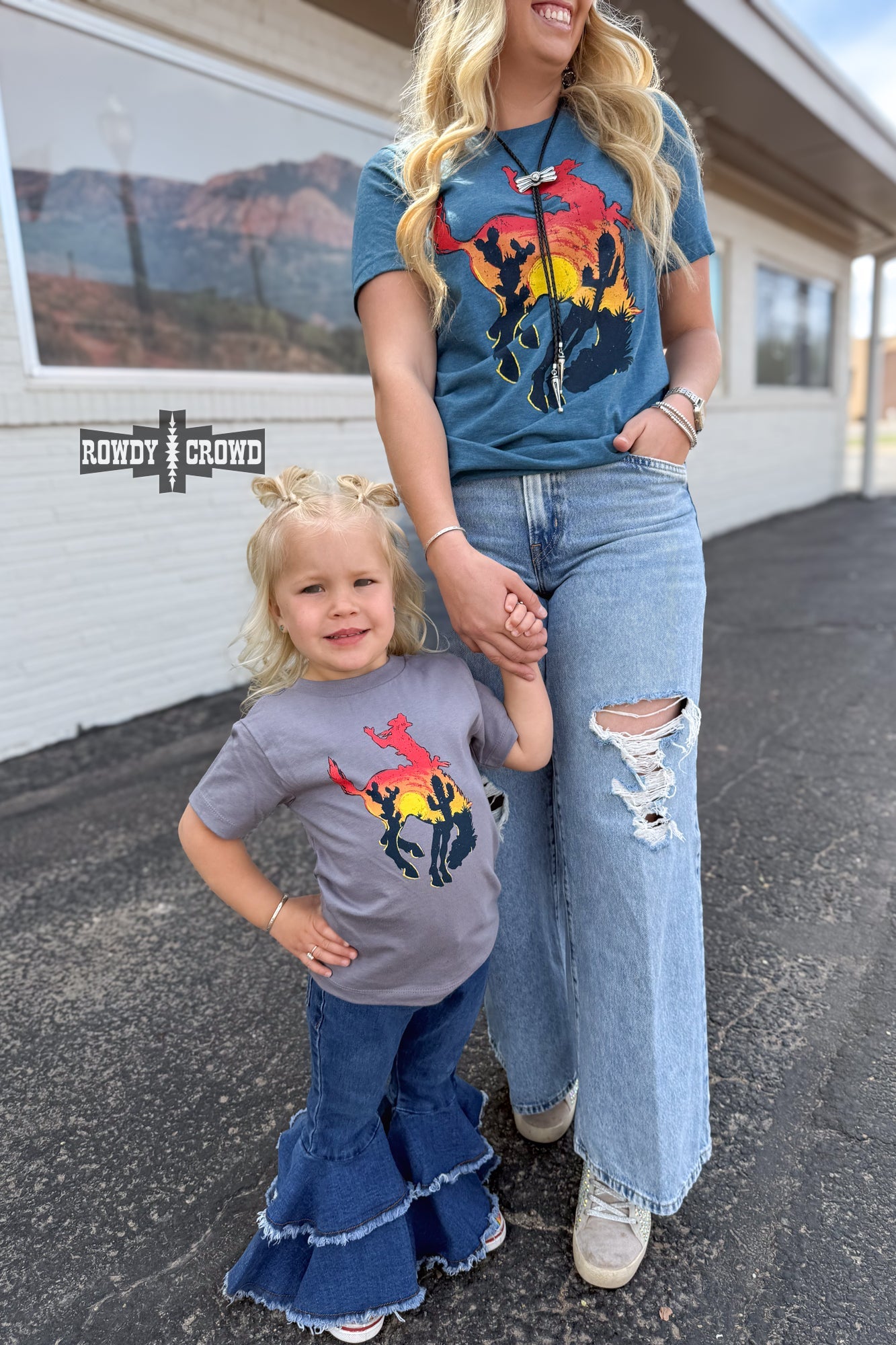 KIDS Bowie Bronc Tee Graphic Tee Rowdy Crowd Clothing
