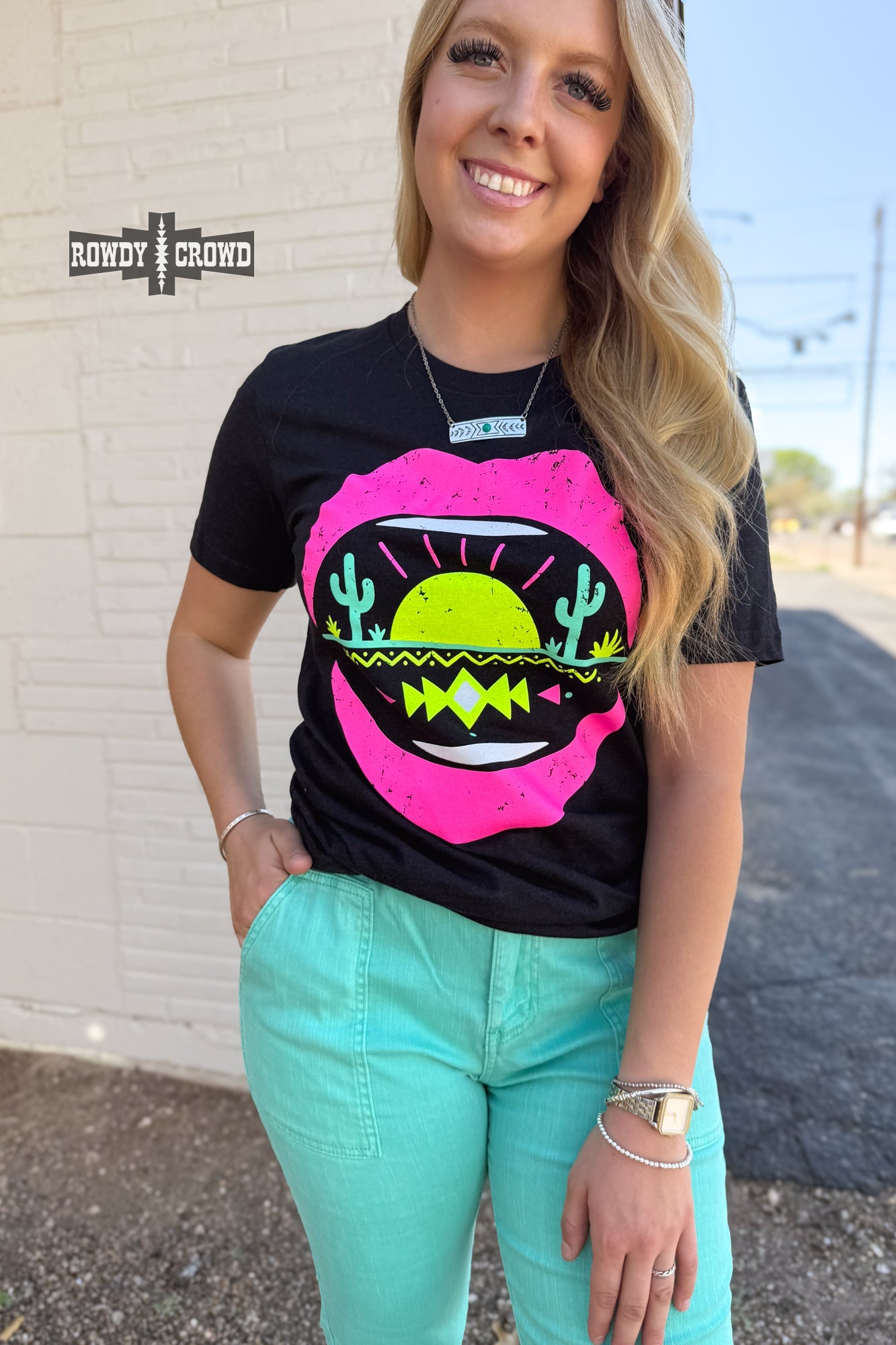Desert Lips Tee Graphic Tee Rowdy Crowd Clothing