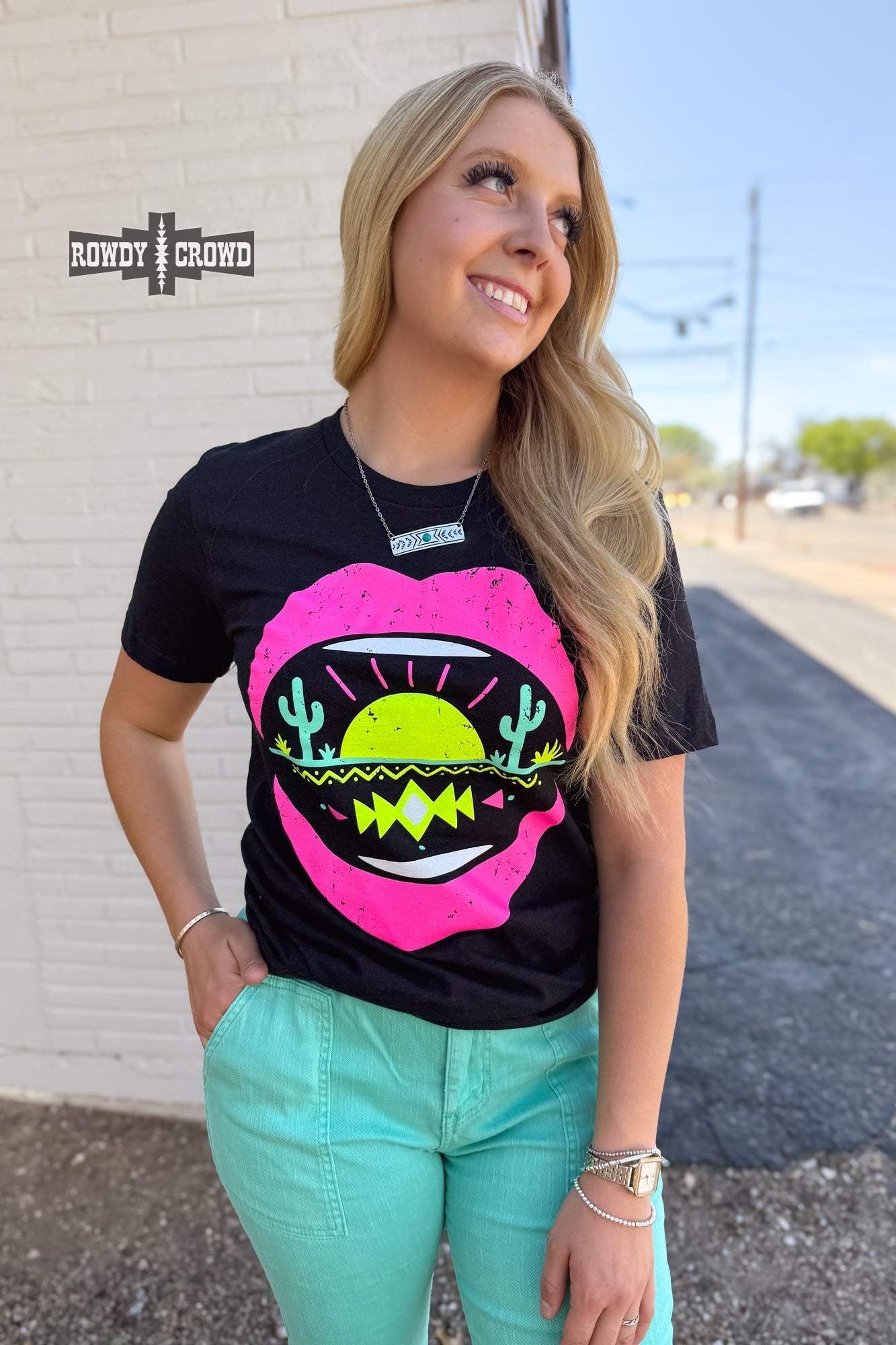 Desert Lips Tee Graphic Tee Rowdy Crowd Clothing