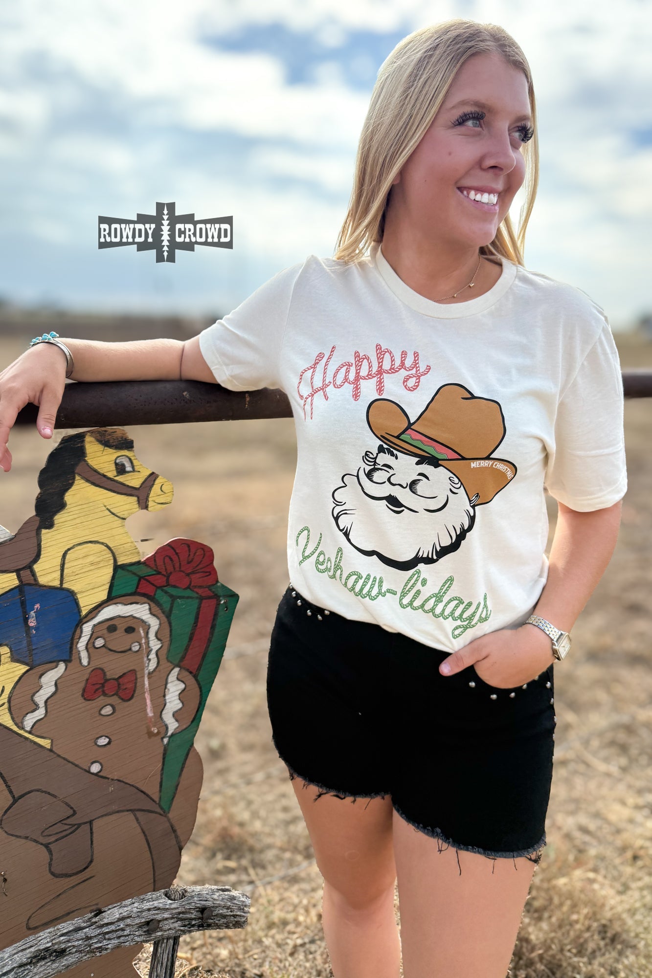 Yee-Hawlidays Tee Graphic Tee Rowdy Crowd Clothing