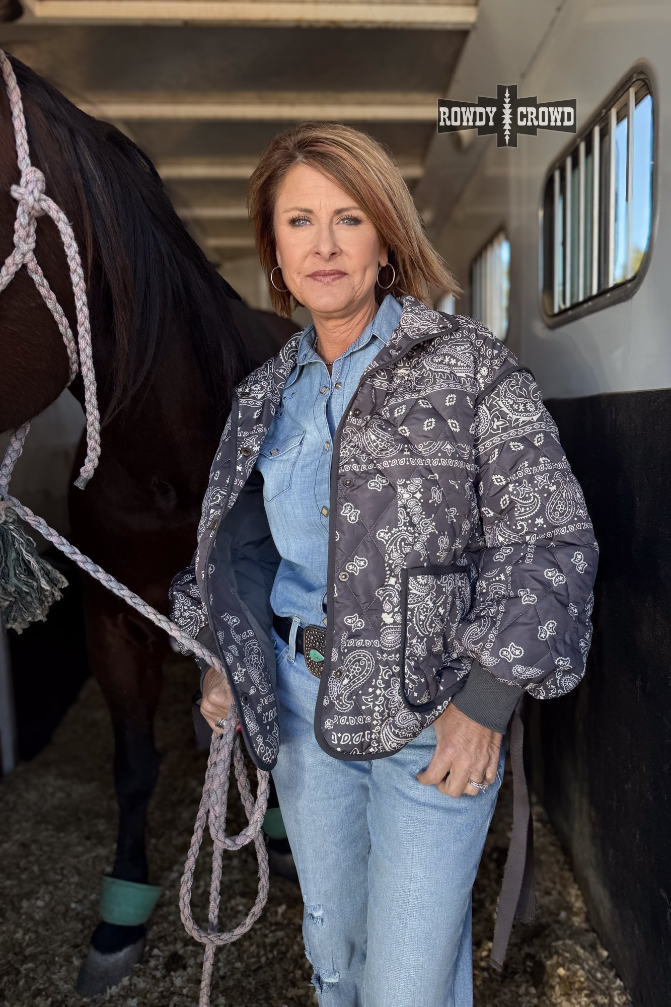 Paisley Anne Jacket Coats & Jackets Rowdy Crowd Clothing