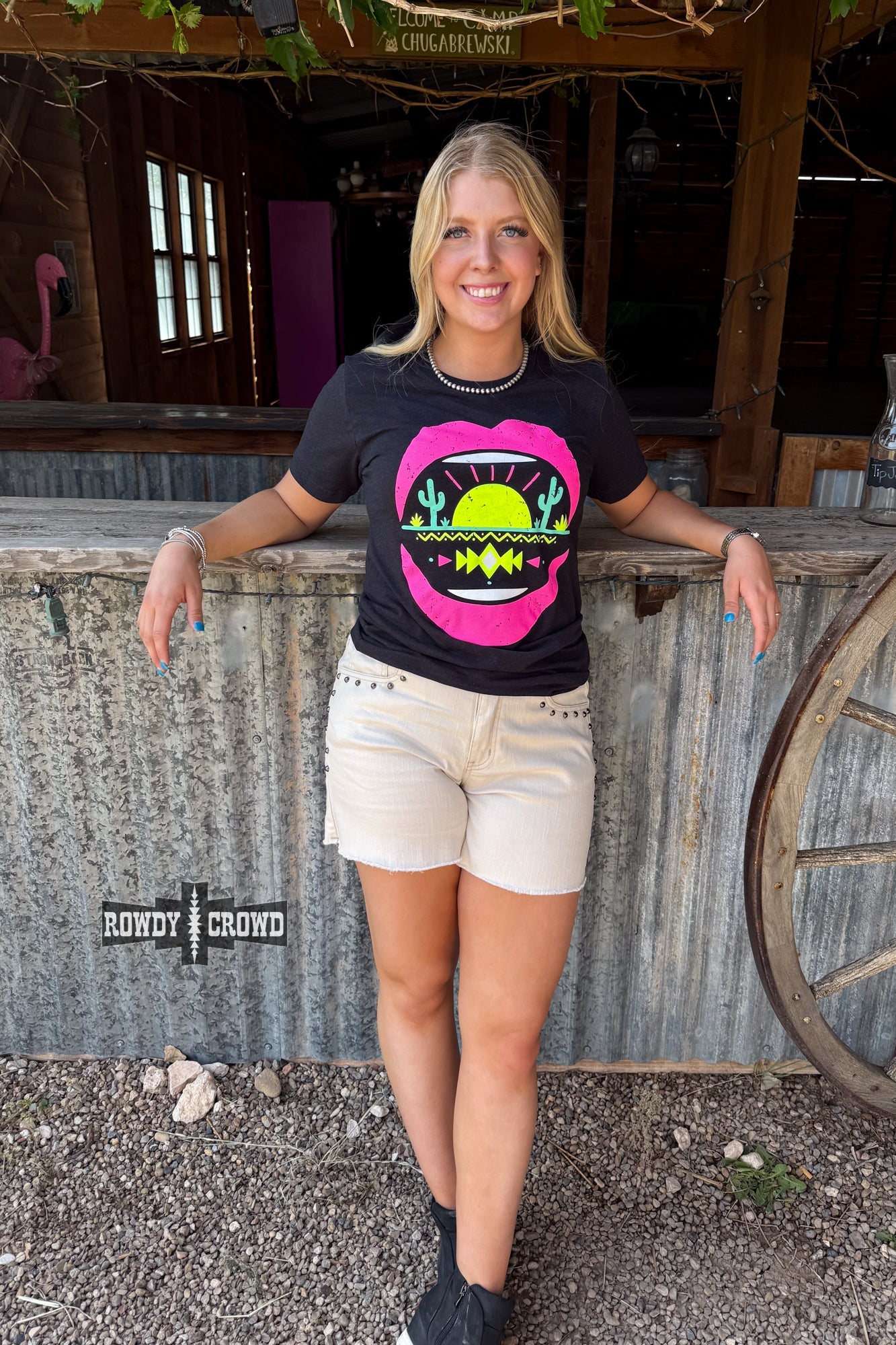 Desert Lips Tee Graphic Tee Rowdy Crowd Clothing