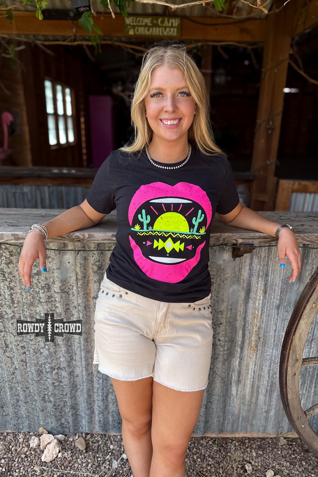 Desert Lips Tee Graphic Tee Rowdy Crowd Clothing