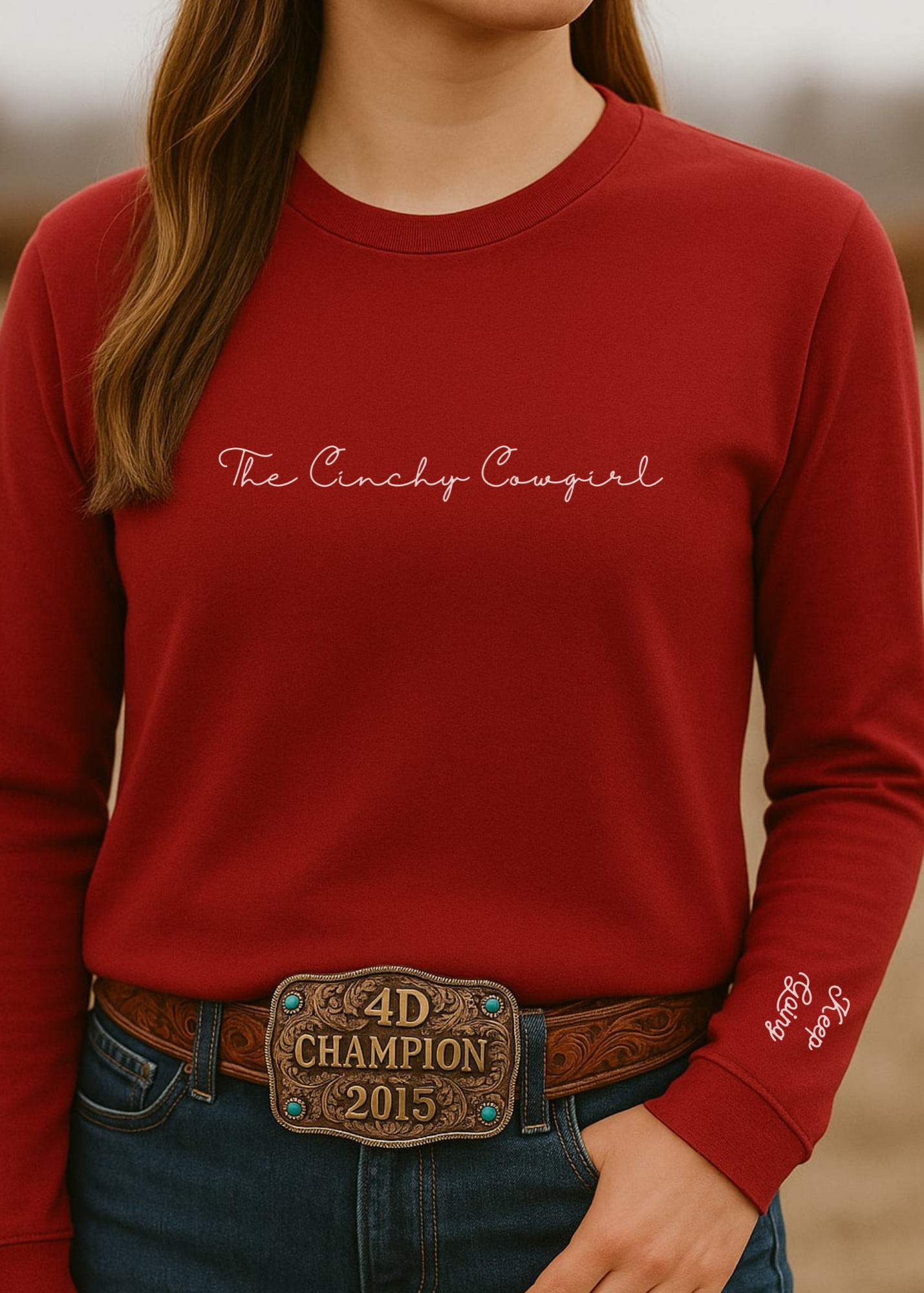 Keep Going Long Sleeve Graphic Tee graphic tee long sleeve The Cinchy Cowgirl