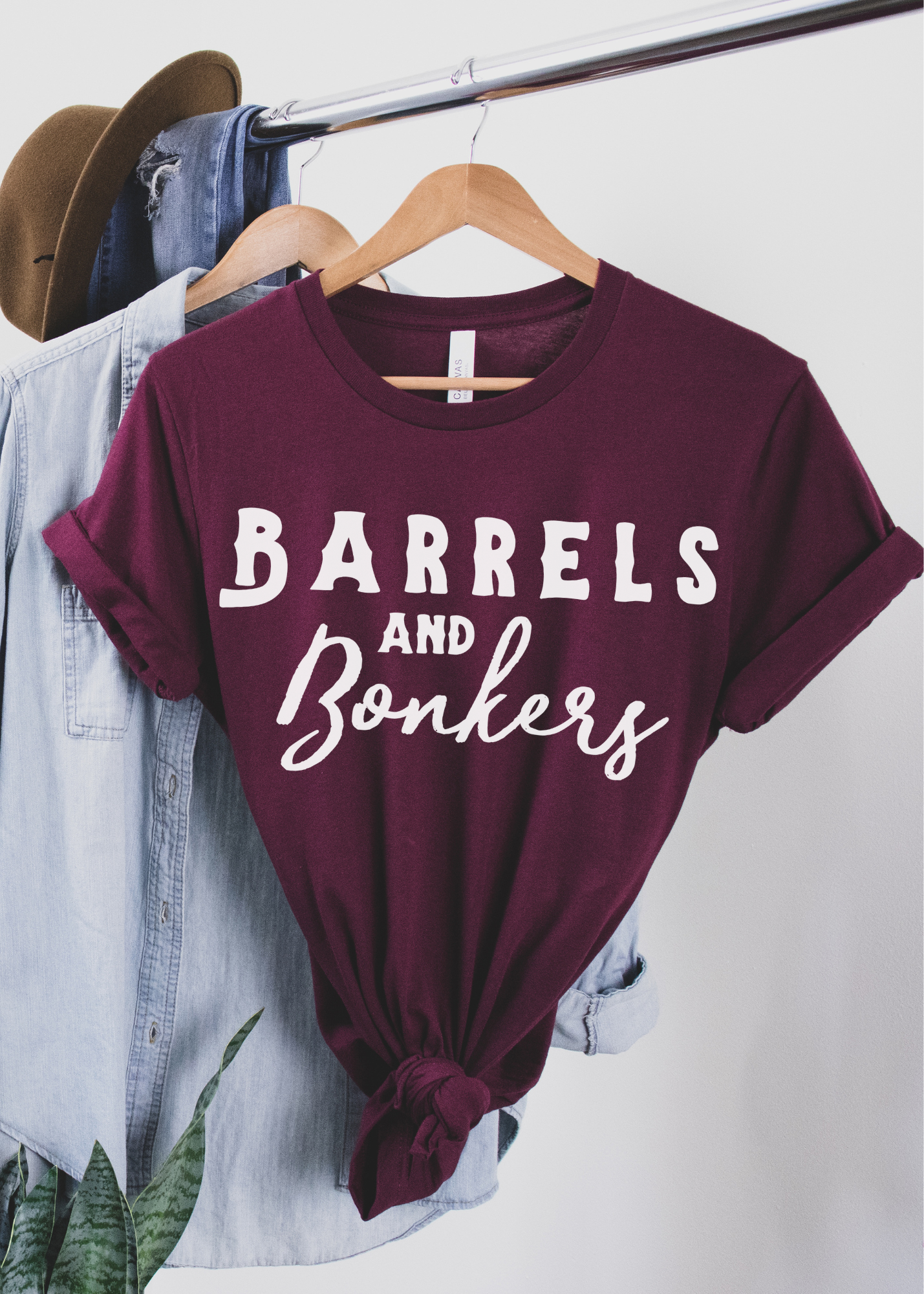 Barrels & Bonkers Short Sleeve Tee Horse Riding Discipline Tee Printify