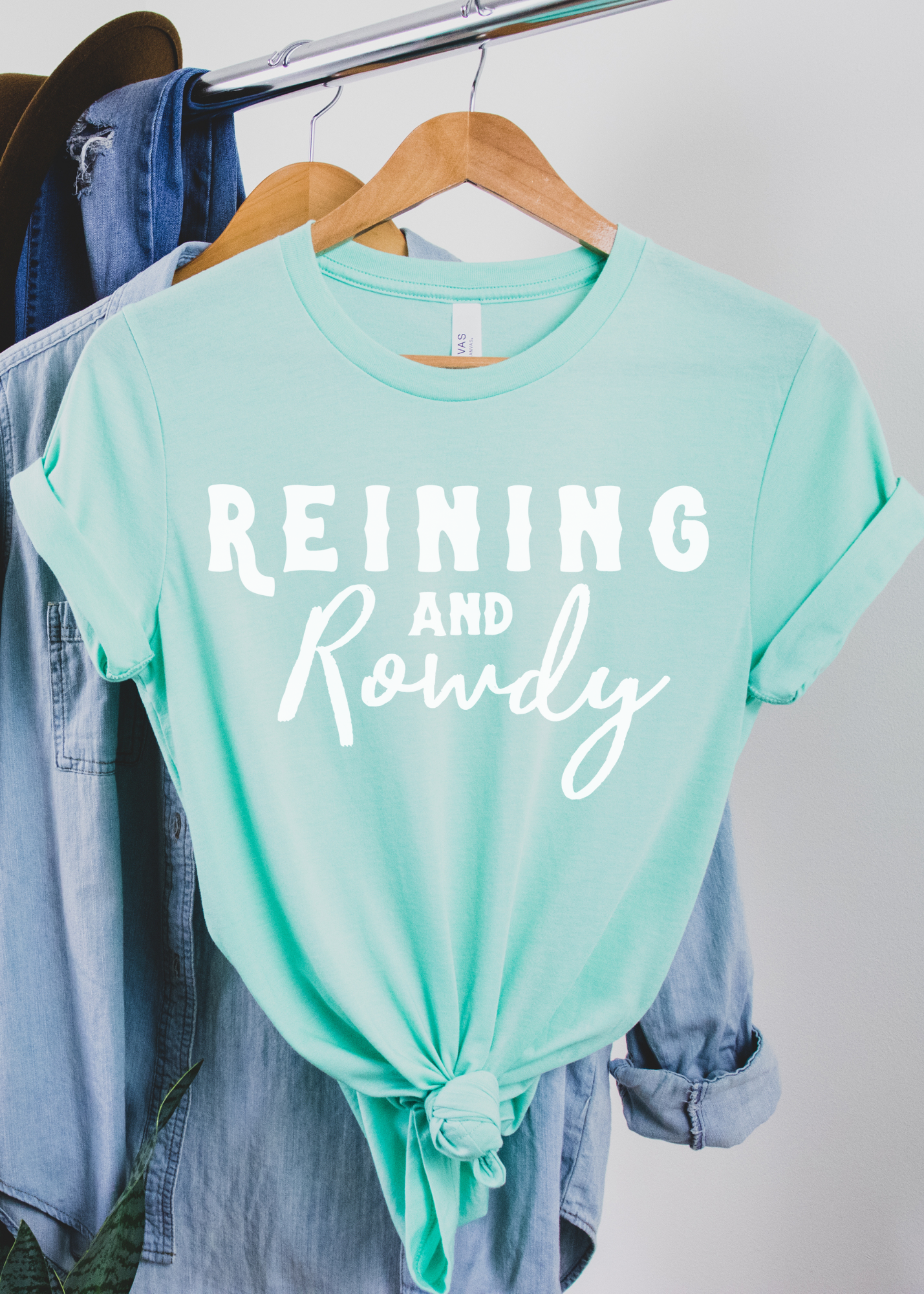 Reining & Rowdy Short Sleeve Tee Horse Riding Discipline Tee Printify