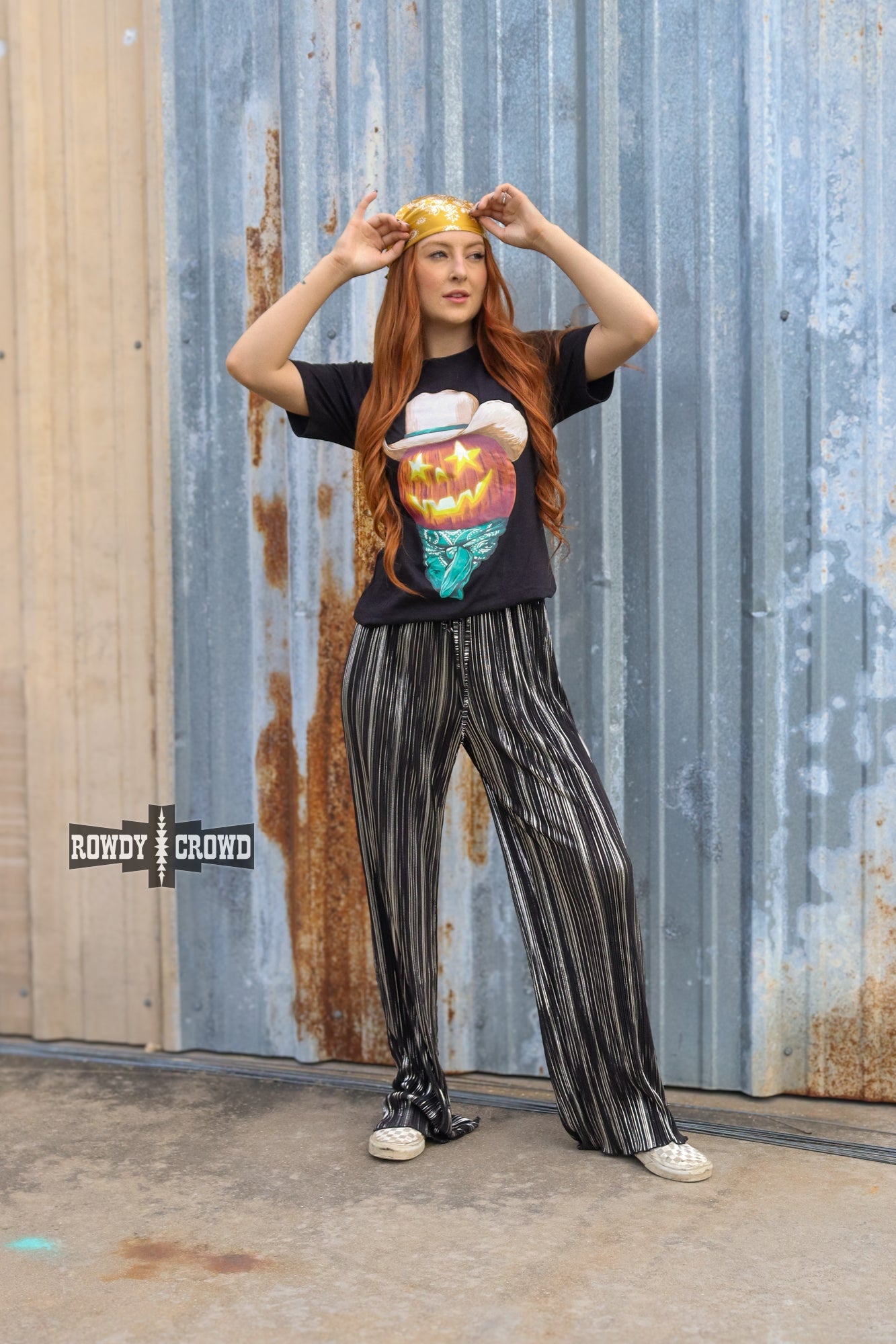 Punchy Pumpkin Tee Graphic Tee Rowdy Crowd Clothing