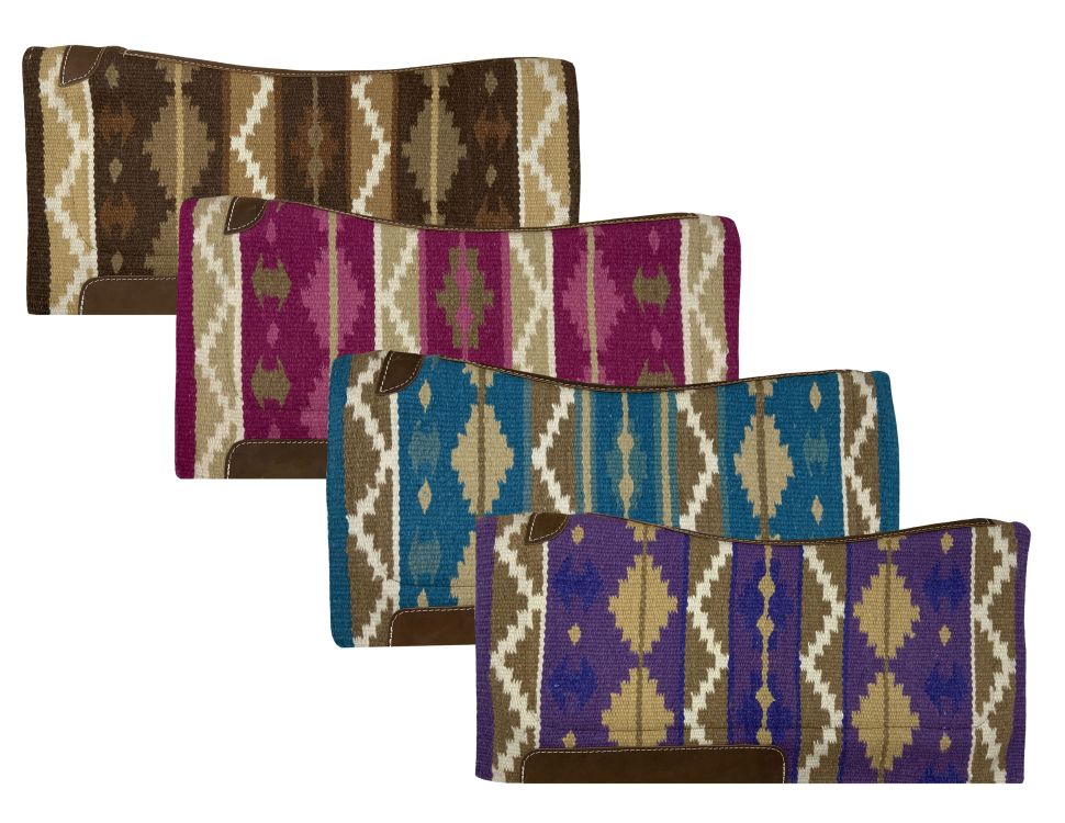 Southwest Tribal Style Wool Top Saddle Pad western saddle pad Shiloh