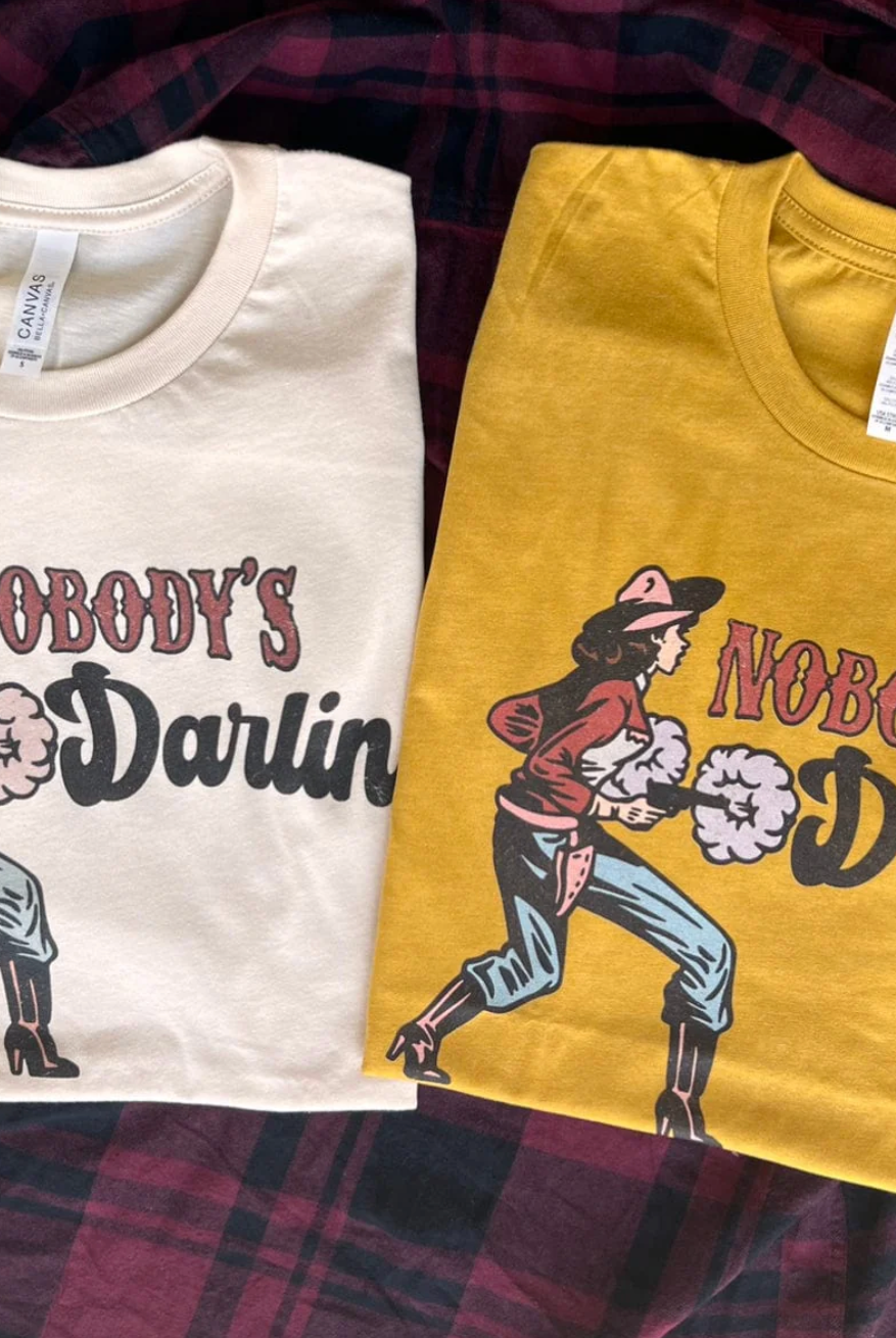 Nobody's Darlin Short Sleeve Tee graphic tee - dropship thelattimoreclaim