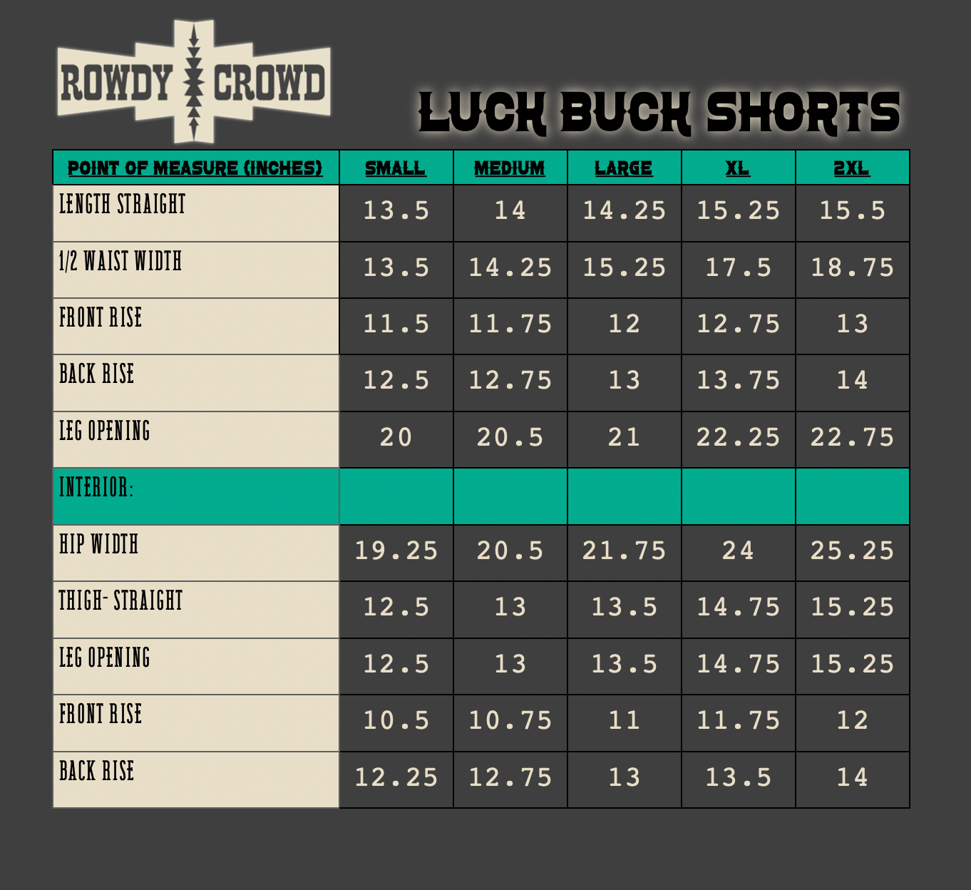 Lucky Buck Shorts Shorts Rowdy Crowd Clothing