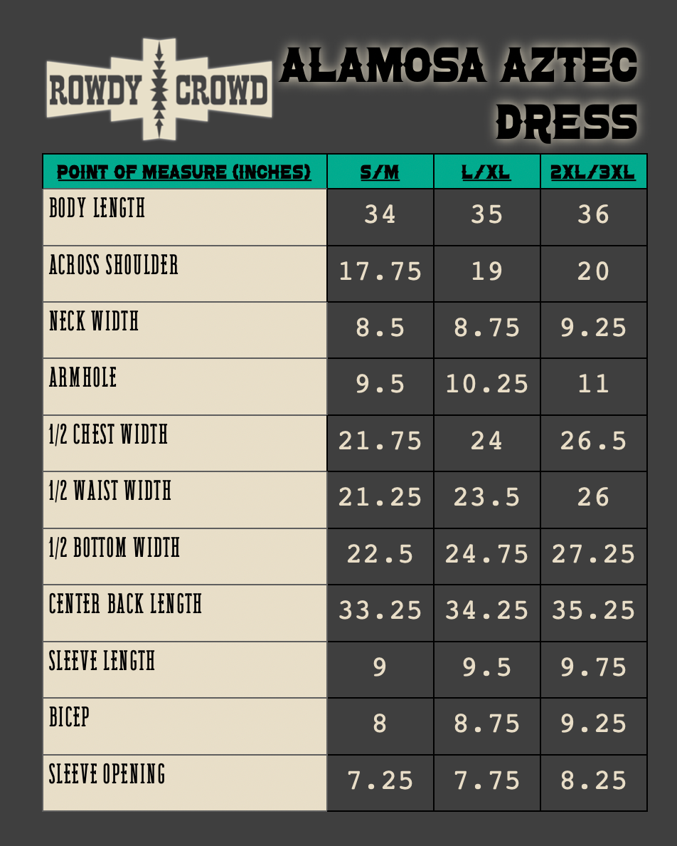 Alamosa Aztec Dress Dresses Rowdy Crowd Clothing