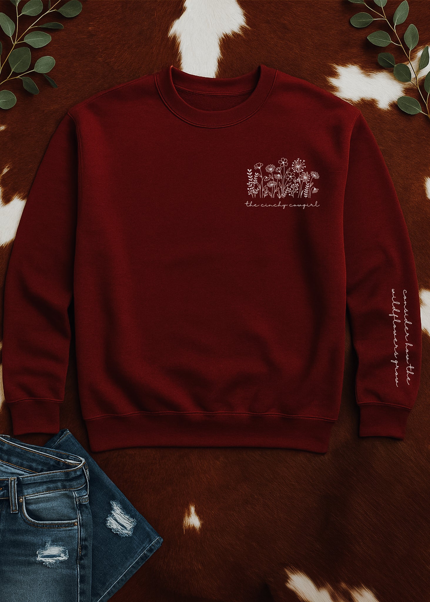 Wildflower Pullover Graphic Pullover The Cinchy Cowgirl