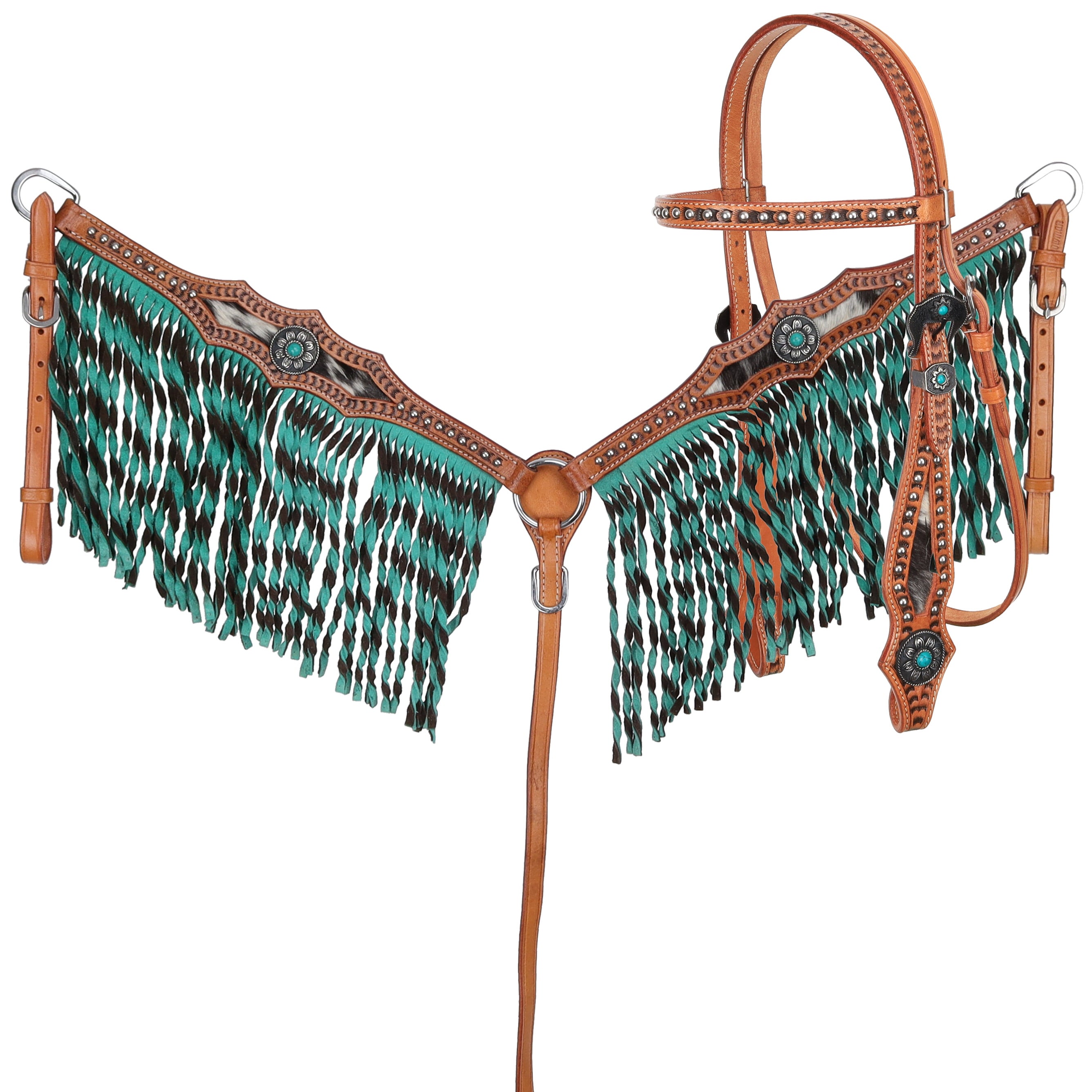 Wrangler Twist Headstall & Breastcollar Set headstall set Shiloh
