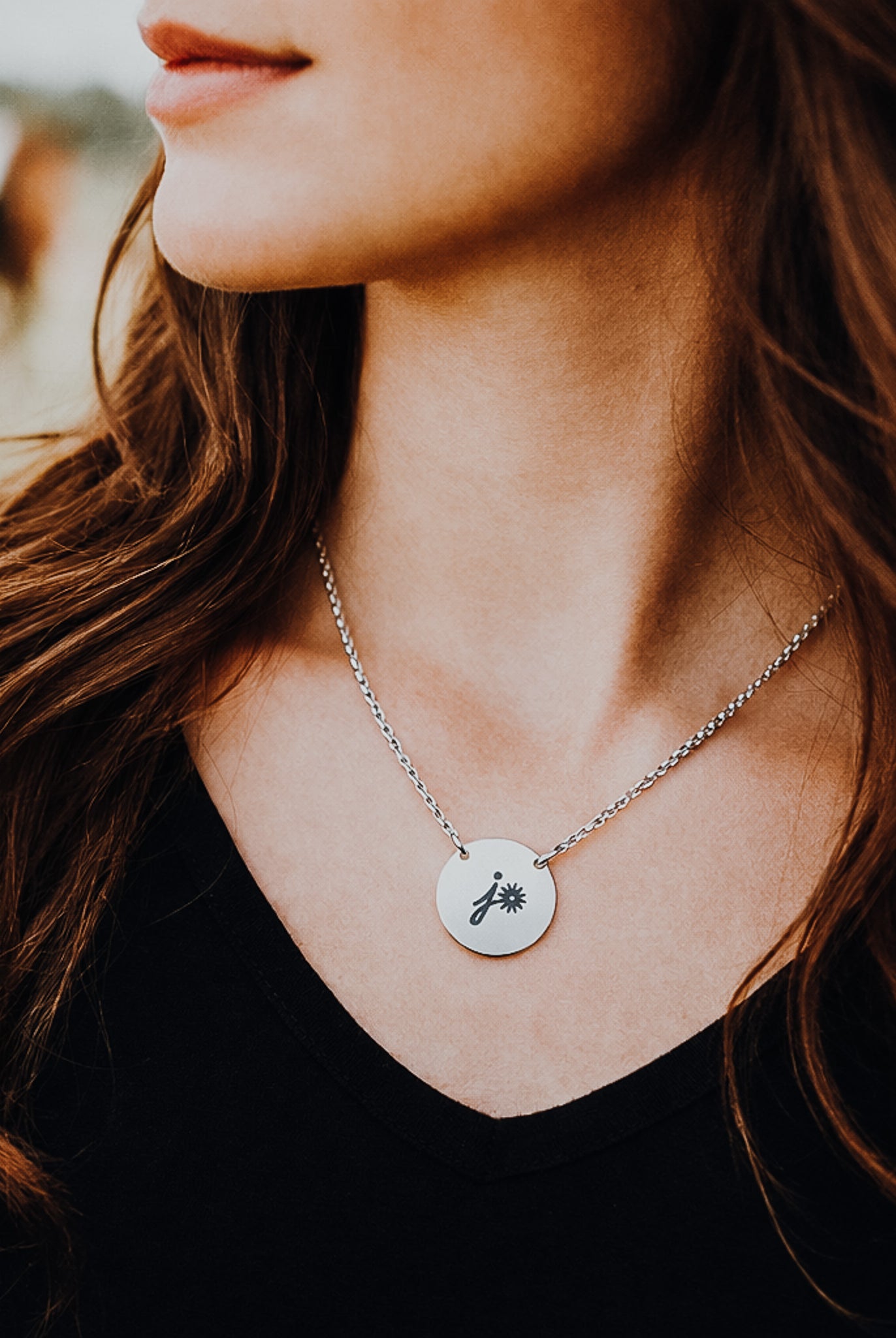 Personalized Cattle Brand Necklace Personalized Necklace The Cinchy Cowgirl - Print