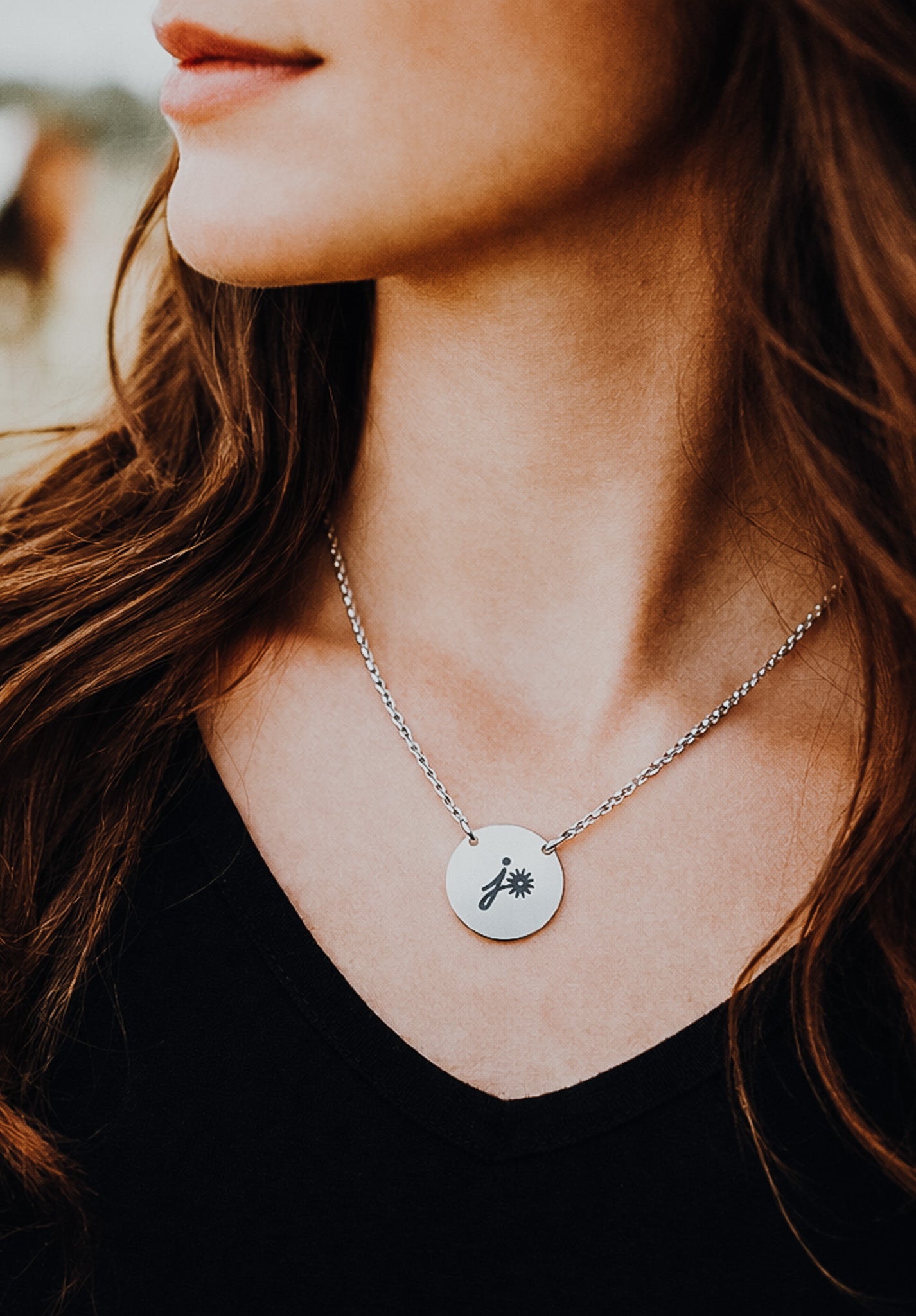 Personalized Cattle Brand Necklace Personalized Necklace The Cinchy Cowgirl - Print