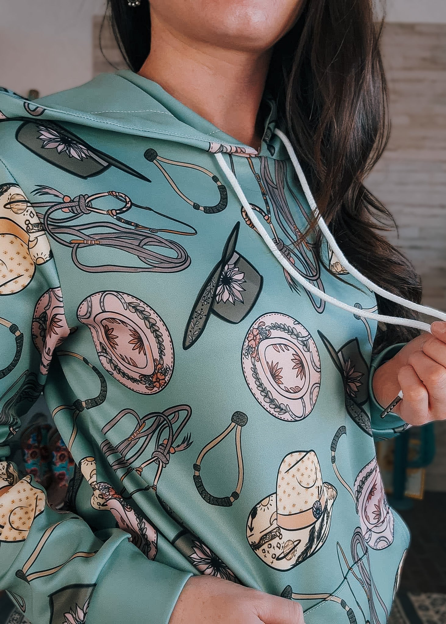 Cowgirl Bosal Hoodie Hoodie The Cinchy Cowgirl