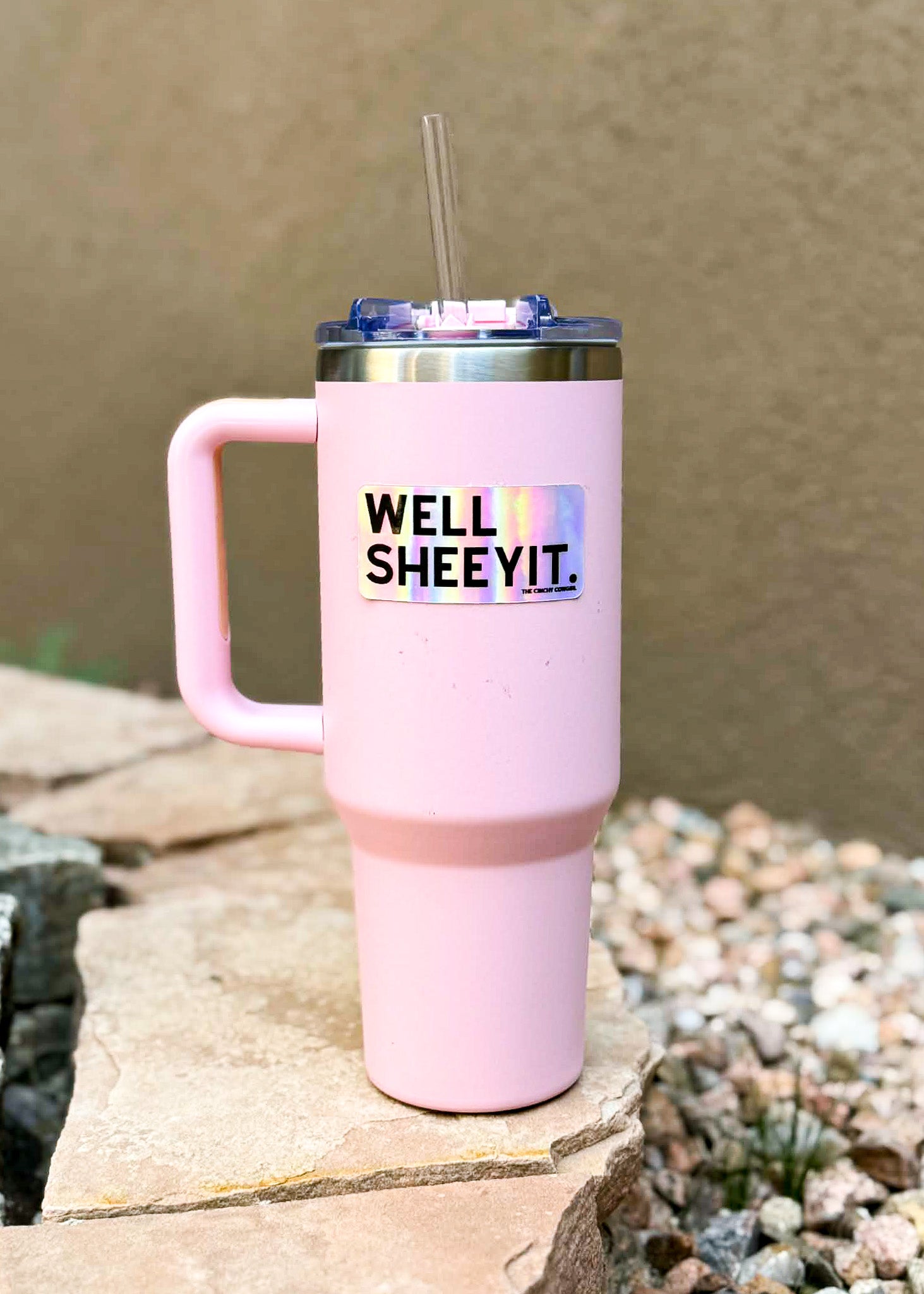 Holographic Well Sheeyit Sticker Sticker The Cinchy Cowgirl