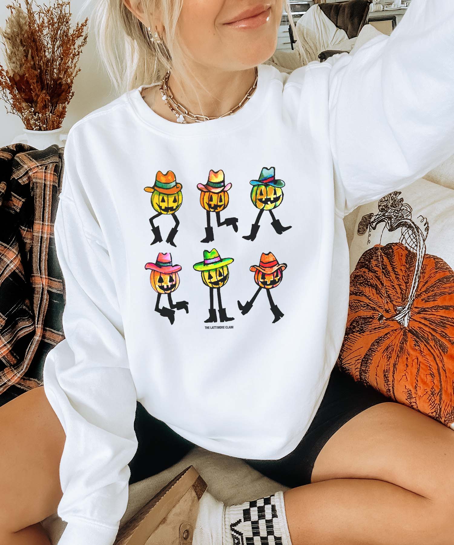 The Pumpkin Shuffle Sweatshirt graphic tee - dropship thelattimoreclaim
