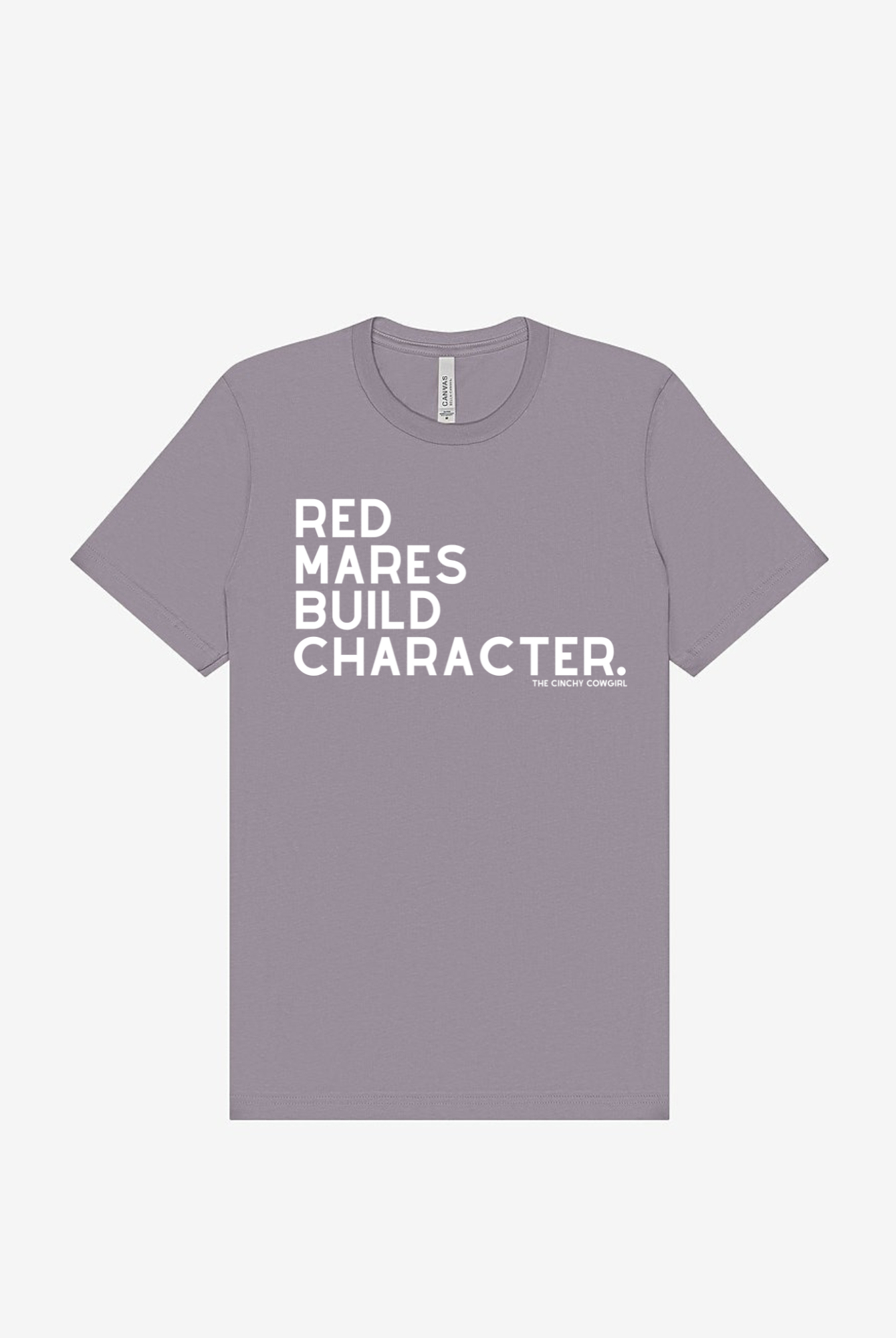Red Mares Build Character Short Sleeve Graphic Tee Short Sleeve Graphic Tee The Cinchy Cowgirl