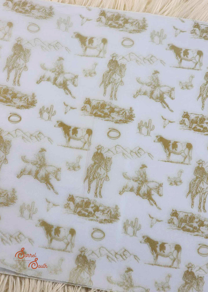 Vintage Western Tissue Paper - 100 Sheets tissue paper Sorrel South   