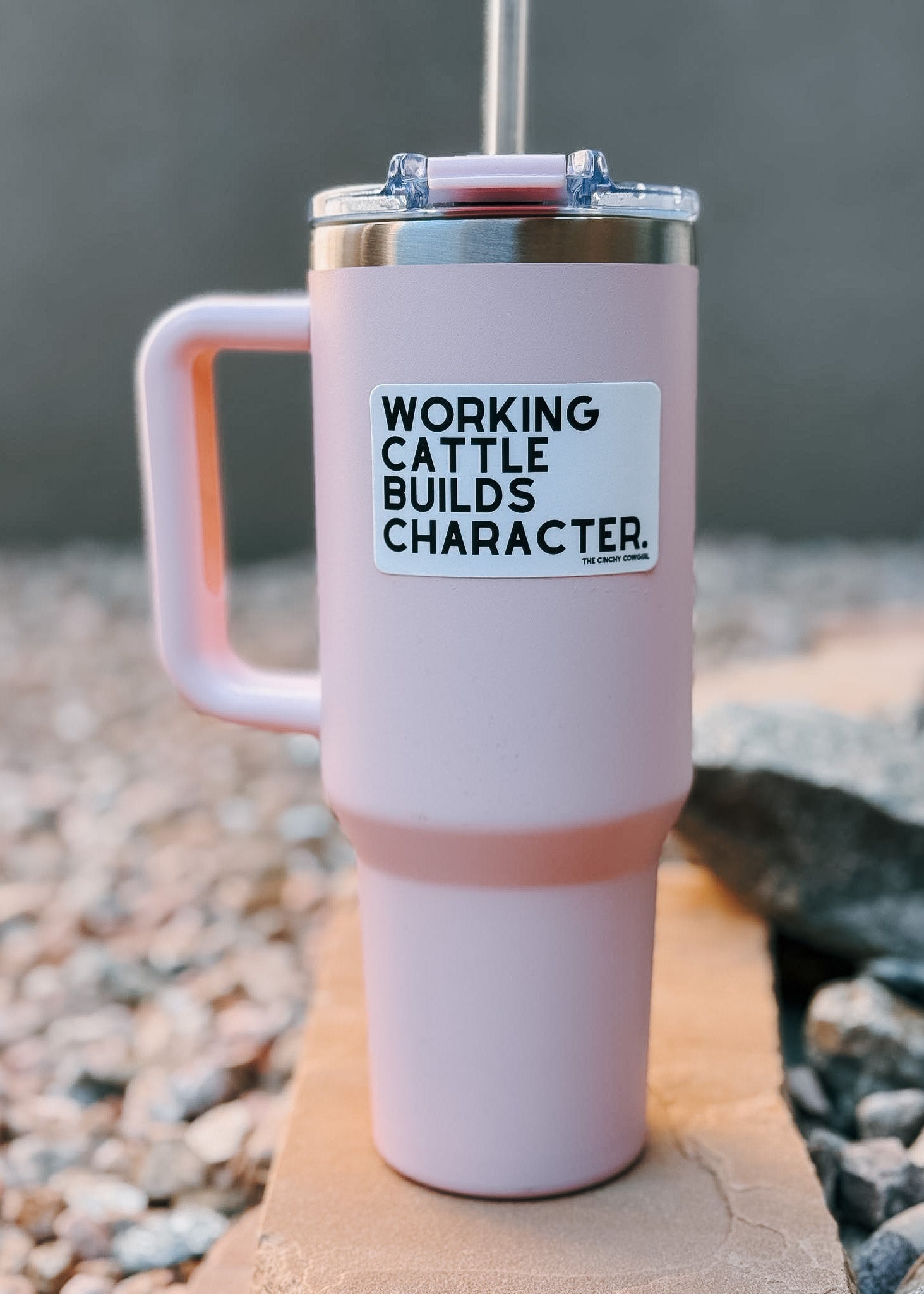 Working Cattle Builds Character Sticker Sticker The Cinchy Cowgirl