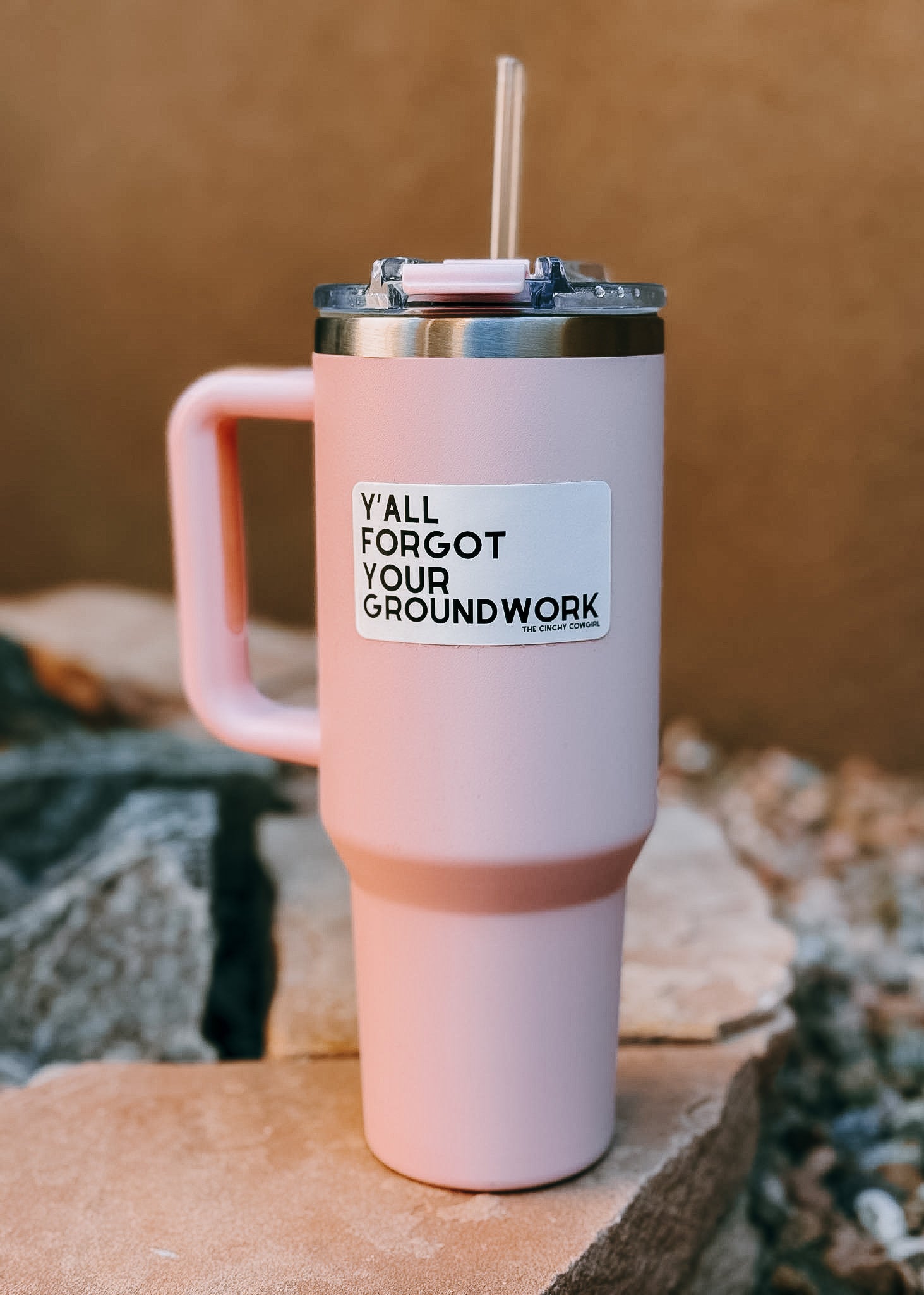 Y'all Forgot Your Groundwork Sticker Sticker The Cinchy Cowgirl