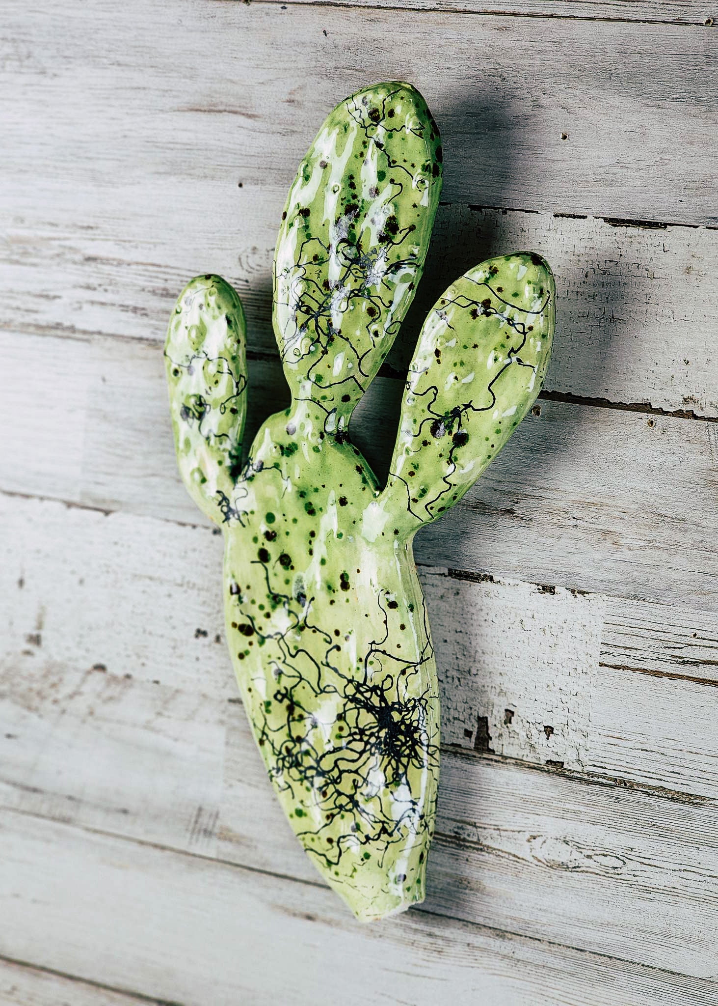 Horse Hair Cactus Wall Hanging Horse Hair Pottery Mike Tarter