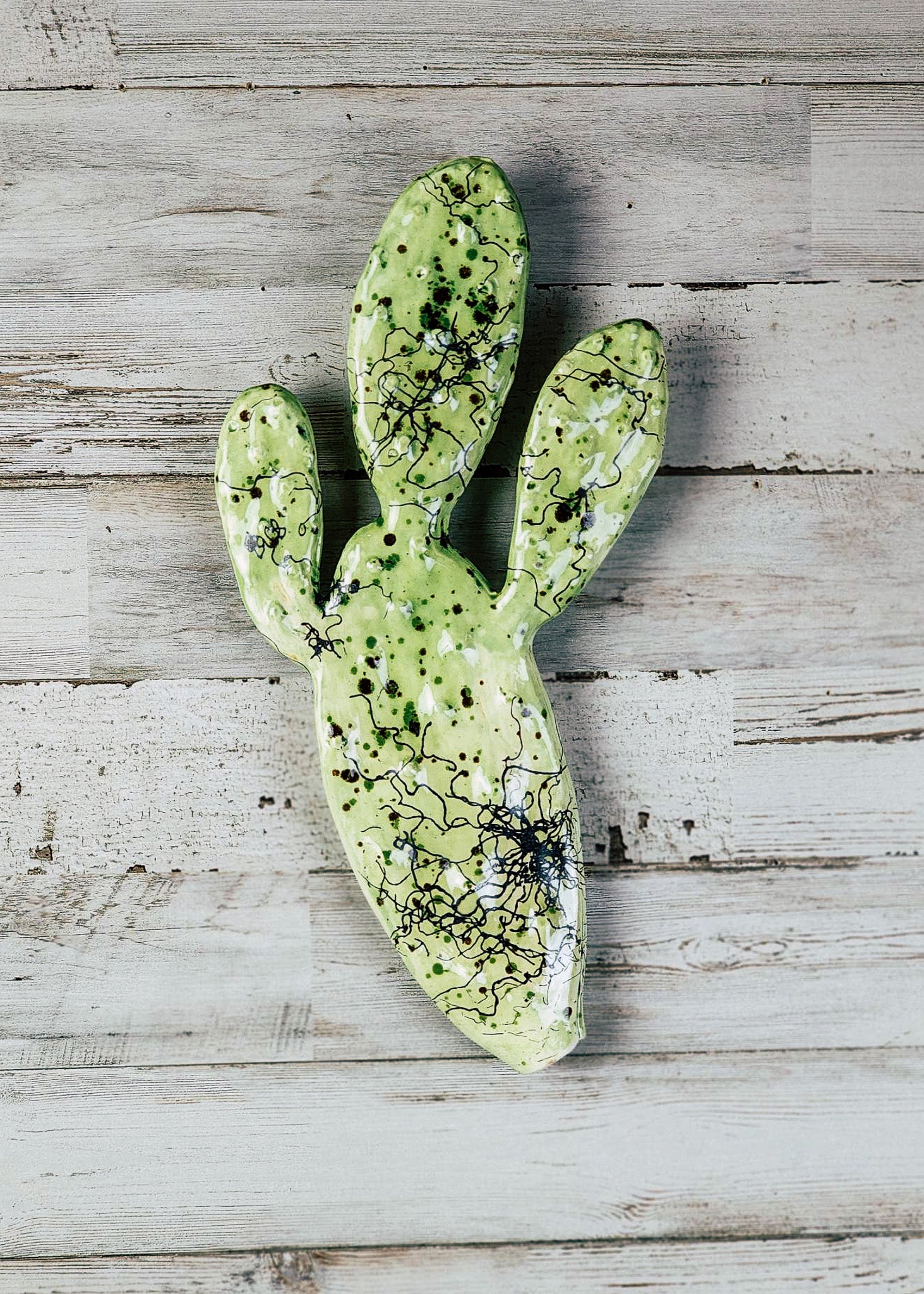 Horse Hair Cactus Wall Hanging Horse Hair Pottery Mike Tarter