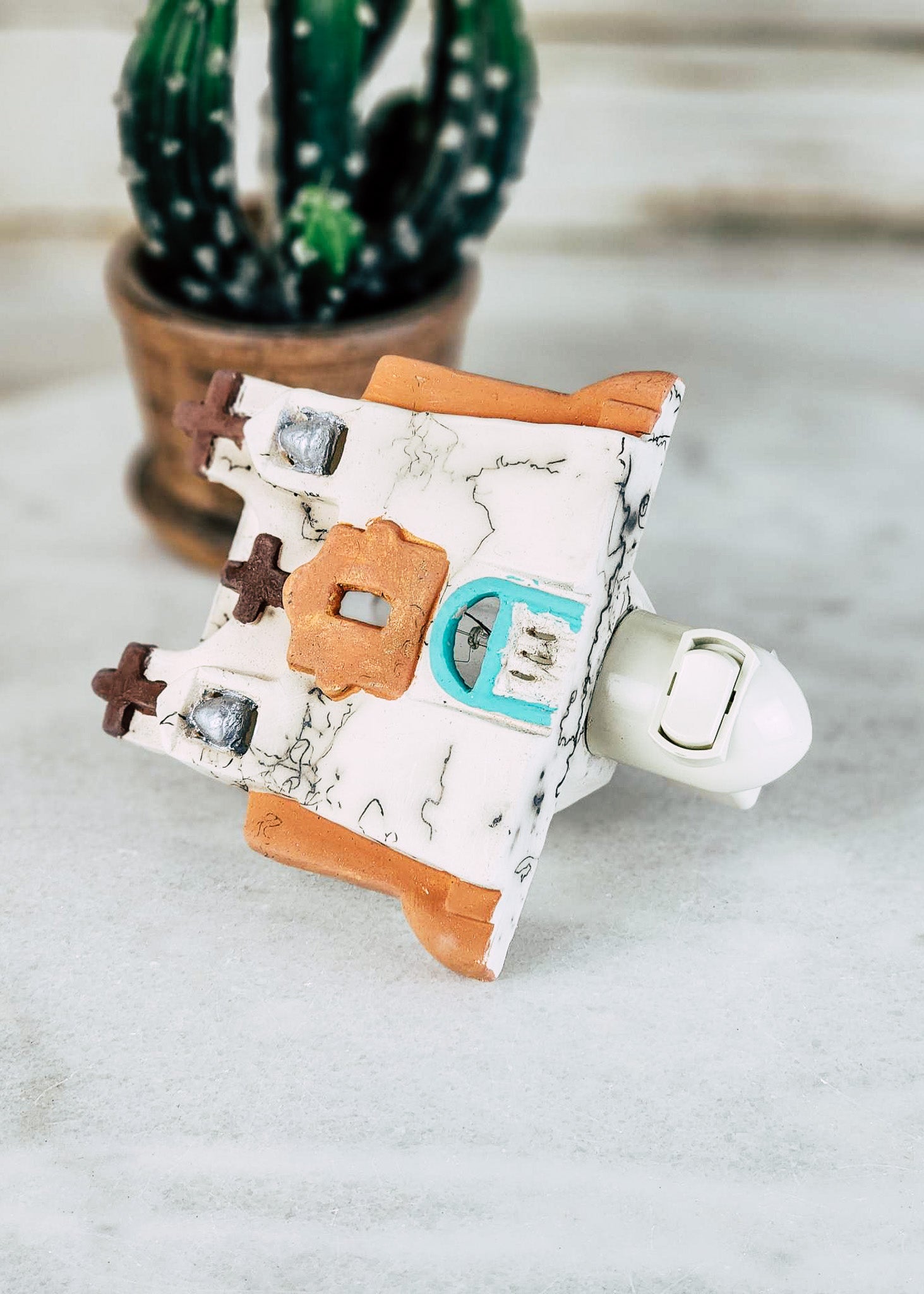 Horse Hair Church Nightlight Horse Hair Pottery Mike Tarter