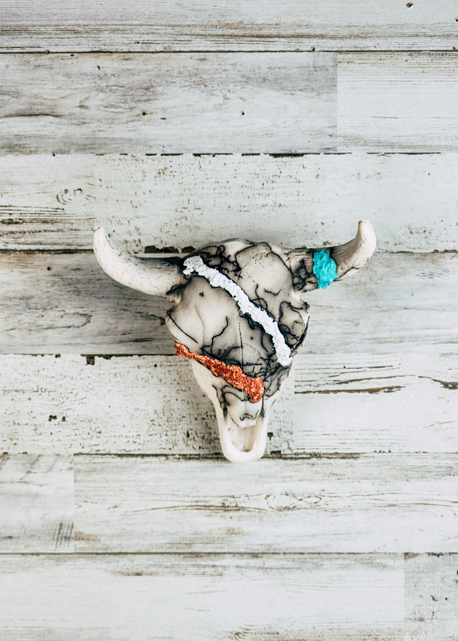 Horse Hair Textured Skull Horse Hair Pottery Mike Tarter