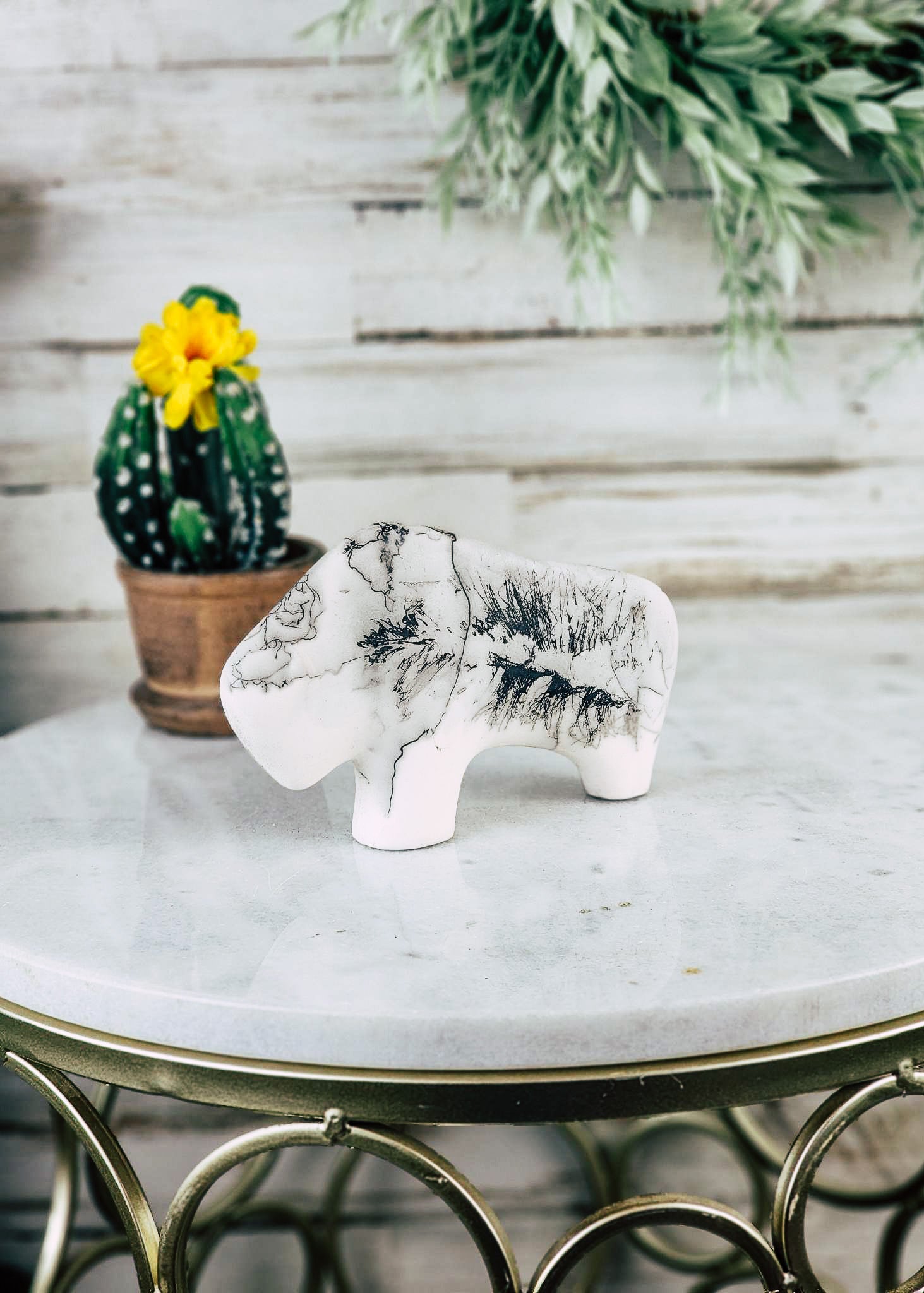 Horse Hair White Thin Small Buffalo Horse Hair Pottery Mike Tarter