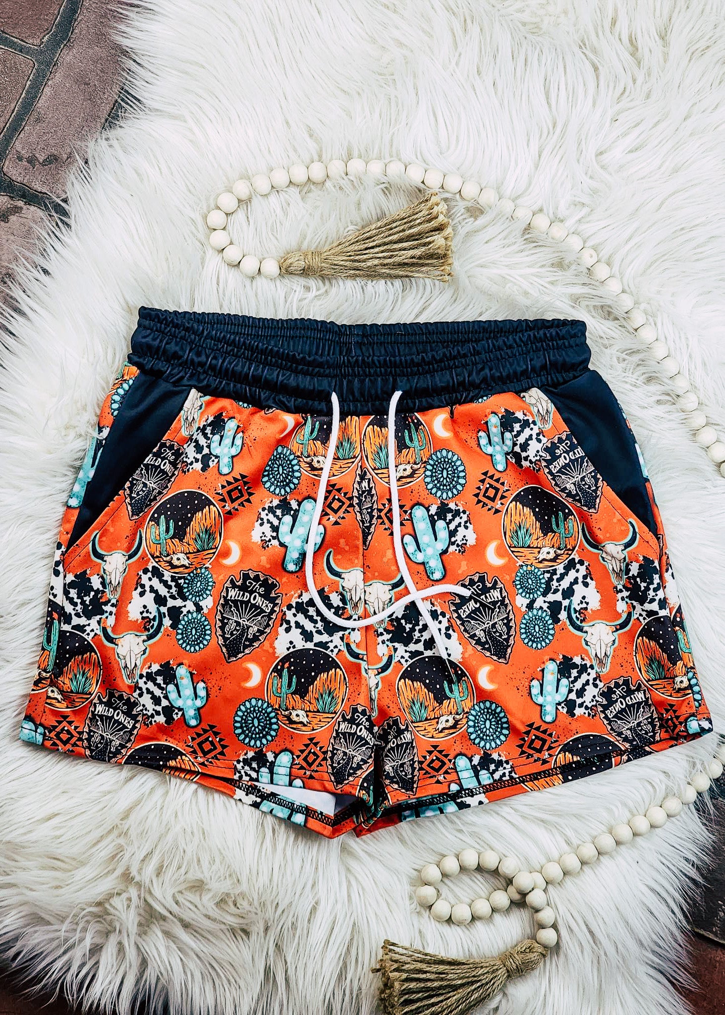 Wild Ones Western Collage Shorts TCC Shorts Yoycol XS