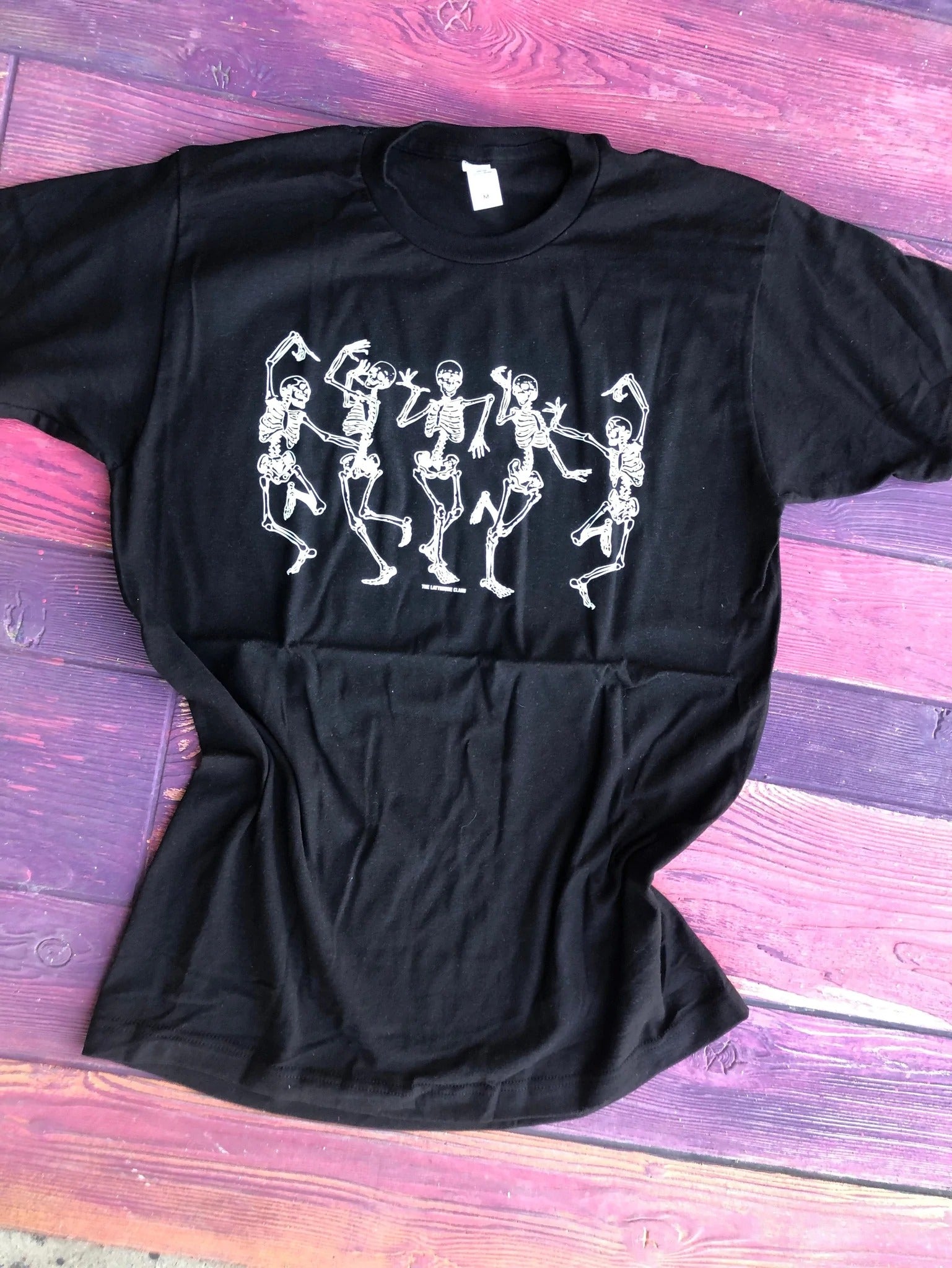 Black Skeleton Soiree Tee graphic tee - dropship thelattimoreclaim