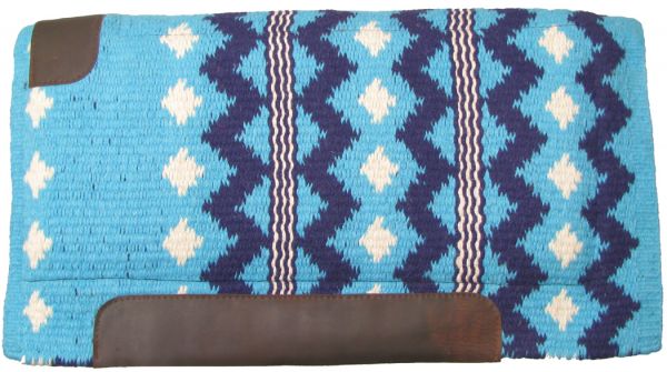 Ice Blue New Zealand Wool Cutter Saddle Pad western saddle pad Shiloh   