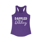 Dappled & Darling Racerback Tank Horse Color Shirts Printify XS Solid Purple Rush 