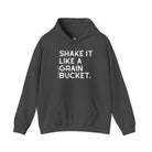 Shake It Like A Grain Bucket Hoodie Hoodie The Cinchy Cowgirl - Print Dark Heather S