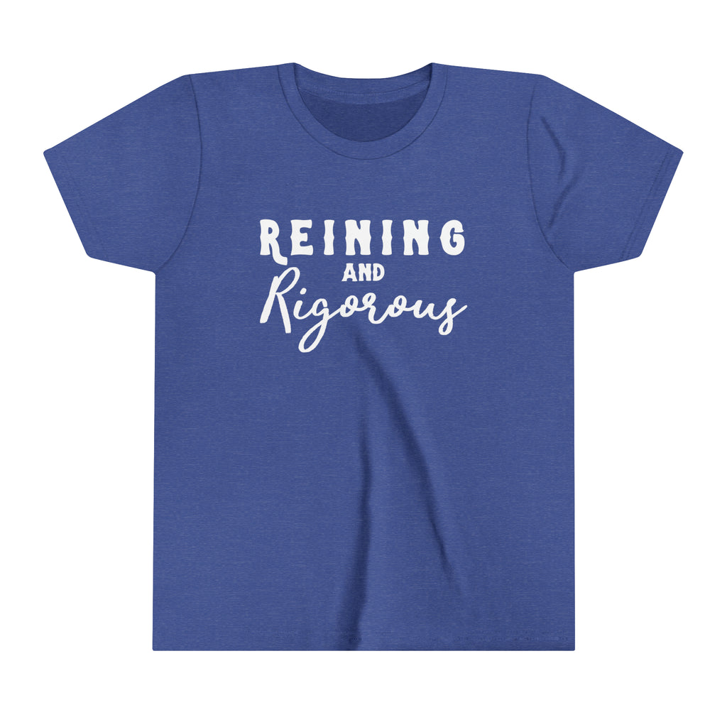Reining & Rigorous Youth Tee Royal