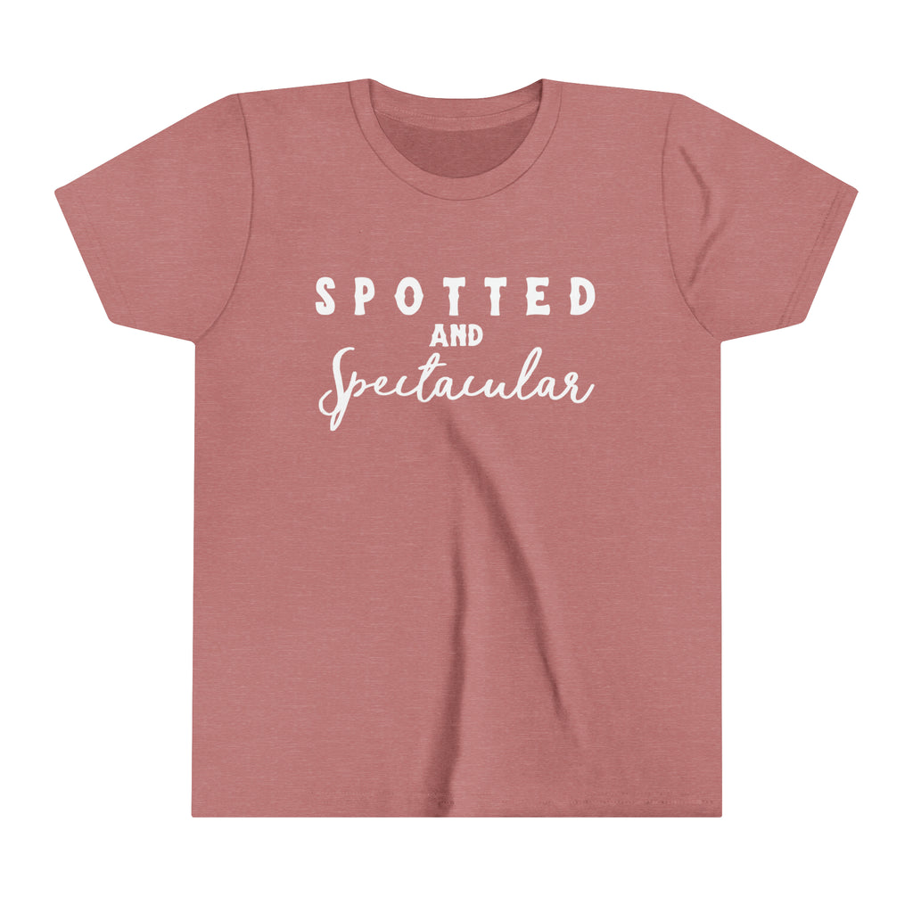 Spotted & Spectacular Youth Tee Mauve